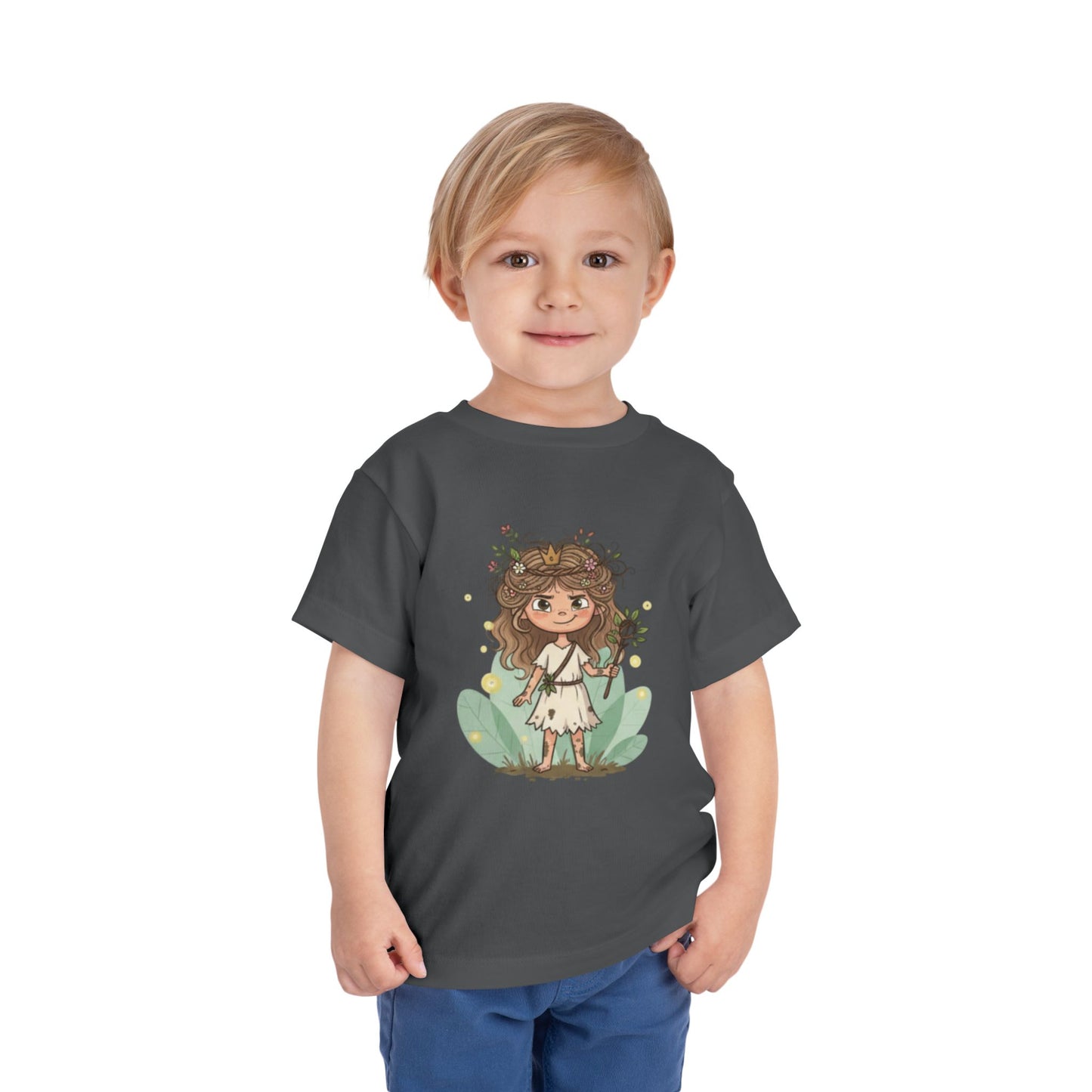 Whimsical Floral Toddler Tee, Cute Kids T-Shirt, Nature Inspired Apparel, Toddler Gift, Spring Outfit, Birthday Gift