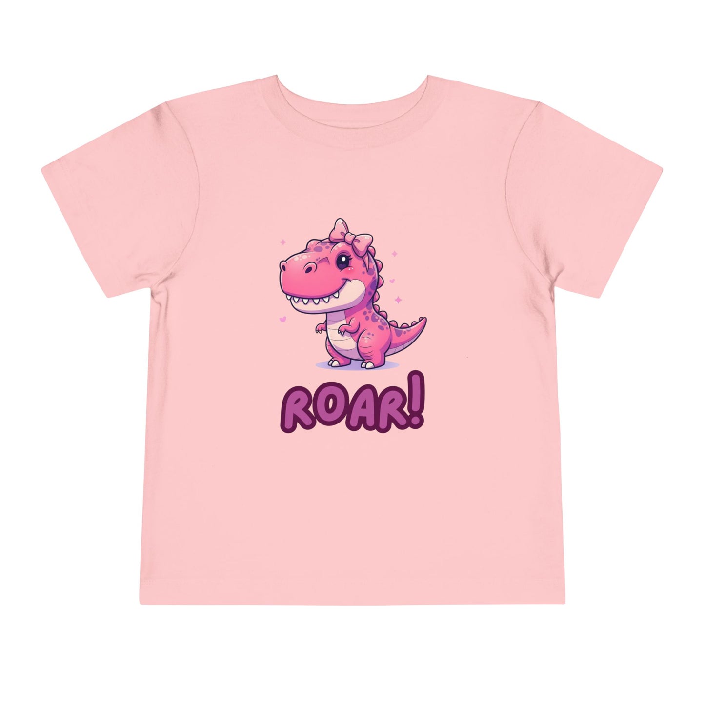 Cute Dinosaur Toddler Tee - ROAR! Short Sleeve Shirt, Kids Birthday Gift, Dino Lover Apparel, Summer Outfit, Playtime Tee
