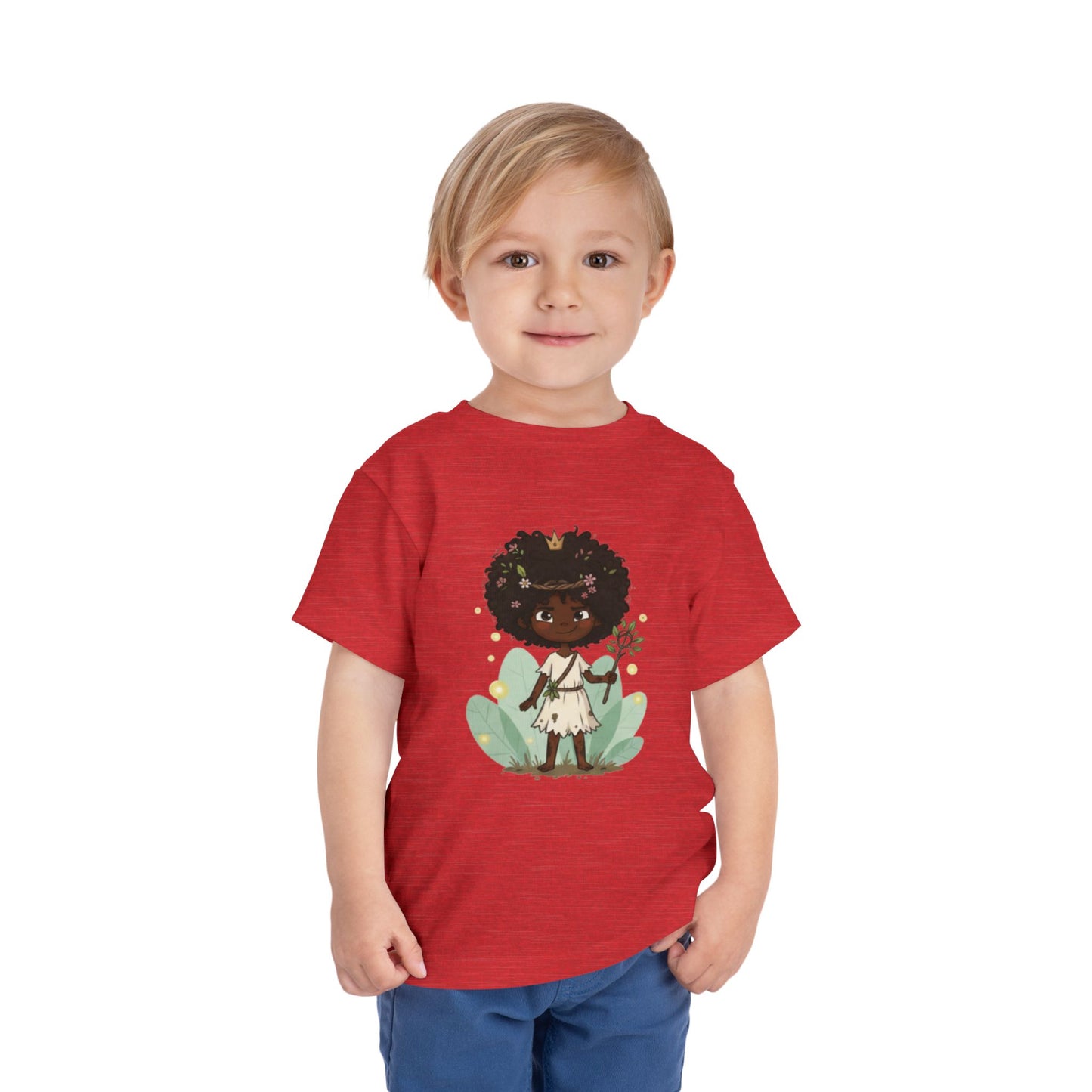 Toddler Nature Lover Tee, Kids Graphic T-Shirt, Cute Floral Toddler Tee, Birthday Gift, Playful Toddler Apparel, Eco-Friendly Kidswear