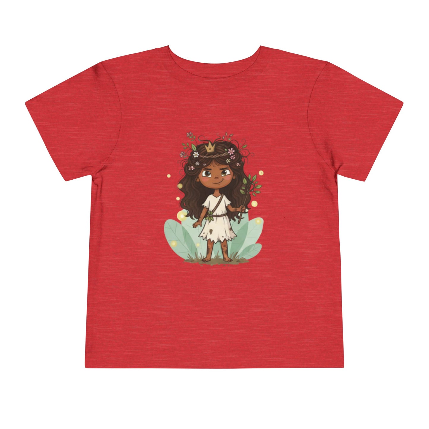 Toddler Floral Fairy Tee, Kids Short Sleeve Shirt, Toddler Girls' Clothing, Birthday Gift, Summer Wear, Playtime Outfit