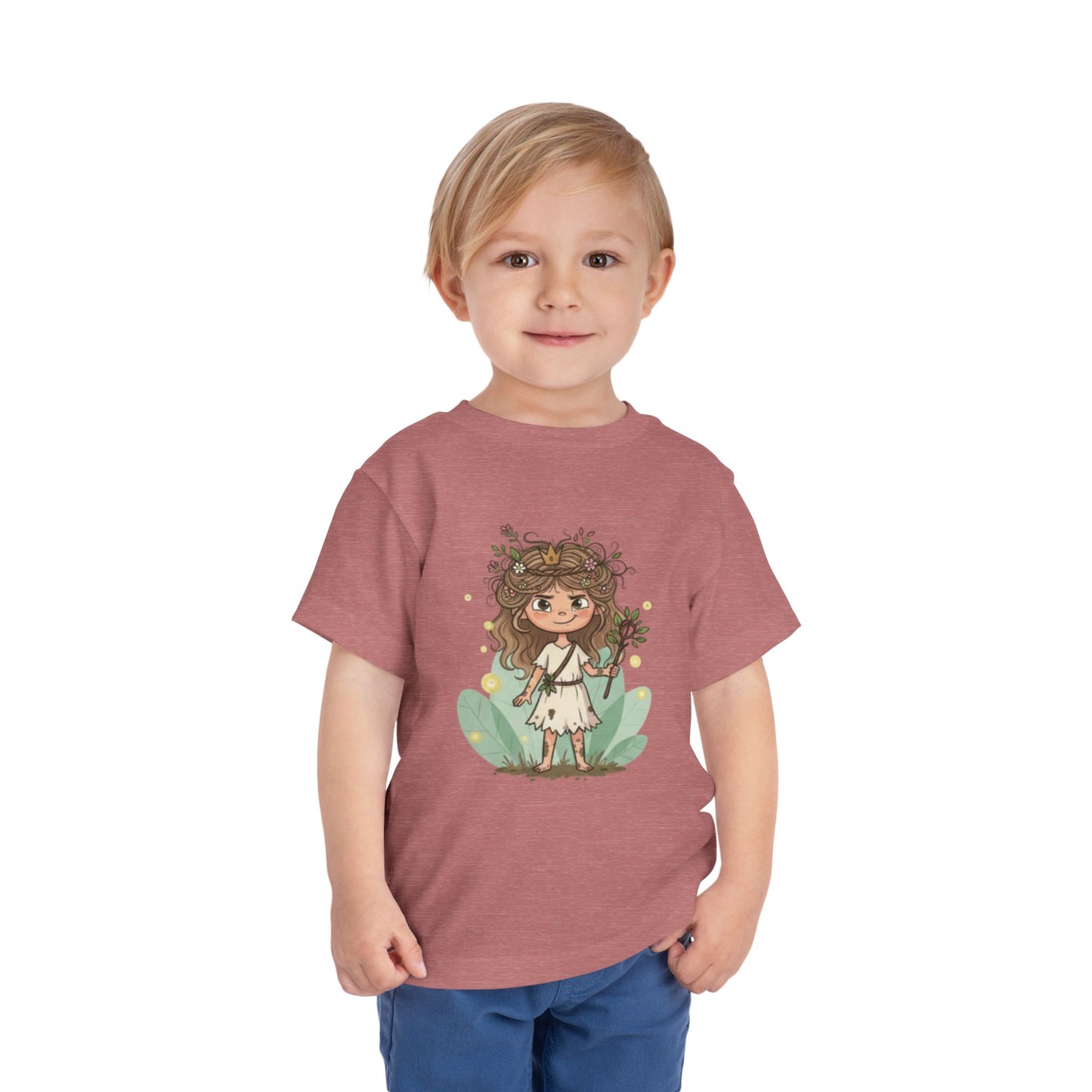 Whimsical Floral Toddler Tee, Cute Kids T-Shirt, Nature Inspired Apparel, Toddler Gift, Spring Outfit, Birthday Gift