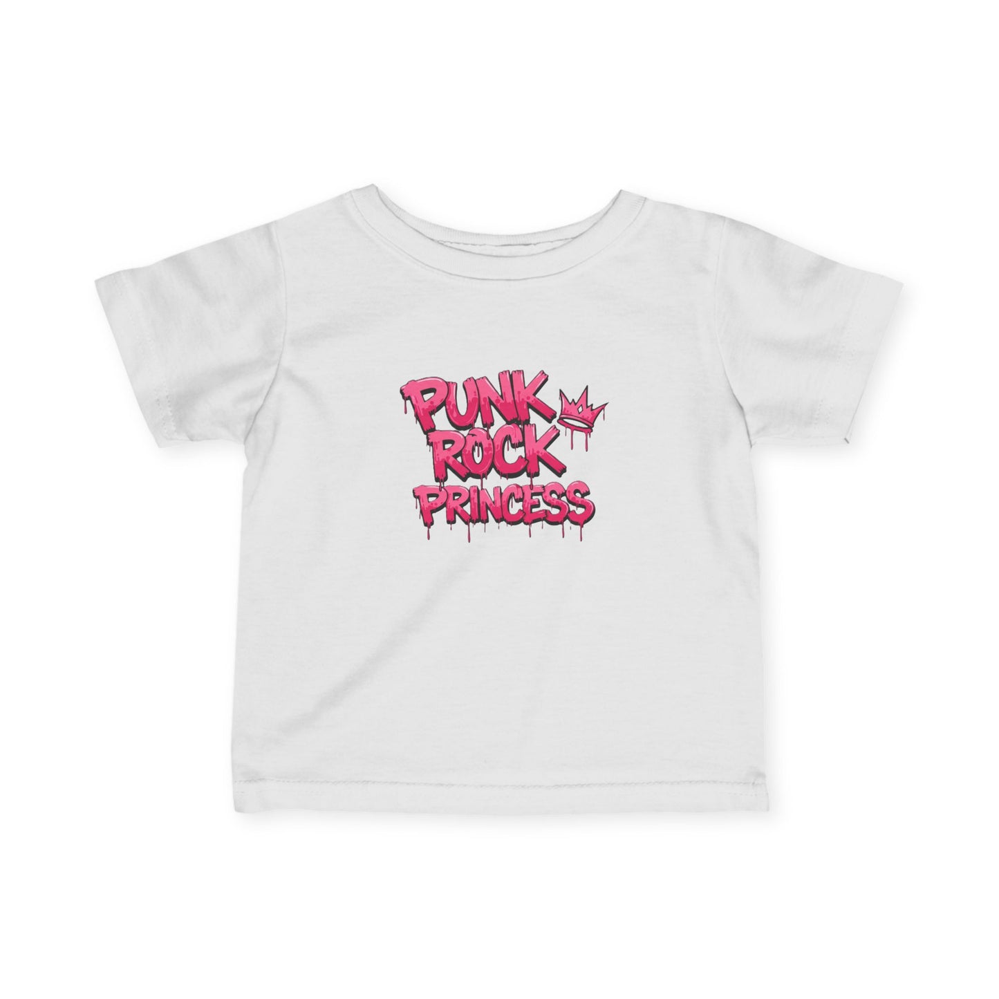 Punk Rock Infant Tee – Trendy Baby Apparel, Cute Birthday Gift, Baby Shower Outfit, Unique Toddler Clothes, Gift for Little Rockstars, Girl Power