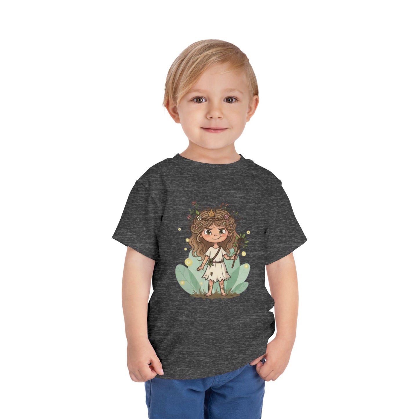 Whimsical Floral Toddler Tee, Cute Kids T-Shirt, Nature Inspired Apparel, Toddler Gift, Spring Outfit, Birthday Gift