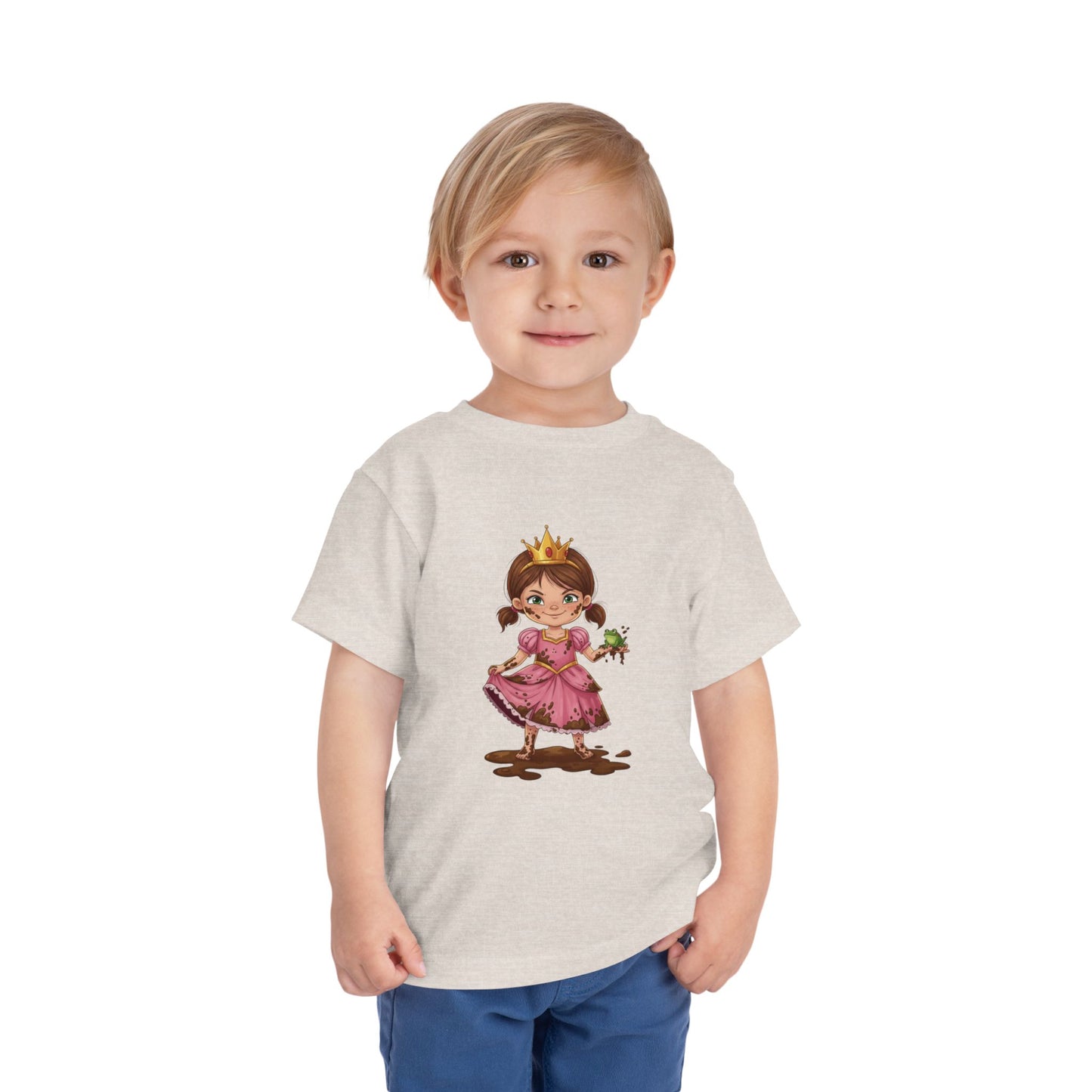Toddler Princess Tee - Fun Short Sleeve T-Shirt for Kids, Birthday Gift, Playtime Apparel, Princess Party, Cute Toddler Wear