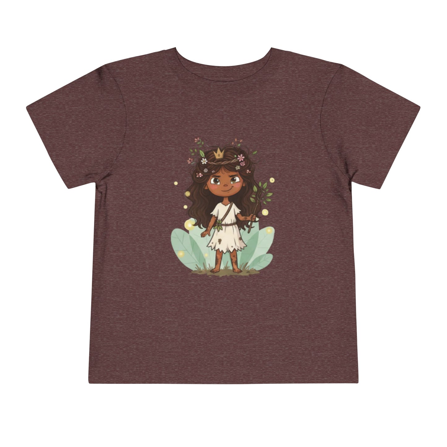 Toddler Floral Fairy Tee, Kids Short Sleeve Shirt, Toddler Girls' Clothing, Birthday Gift, Summer Wear, Playtime Outfit