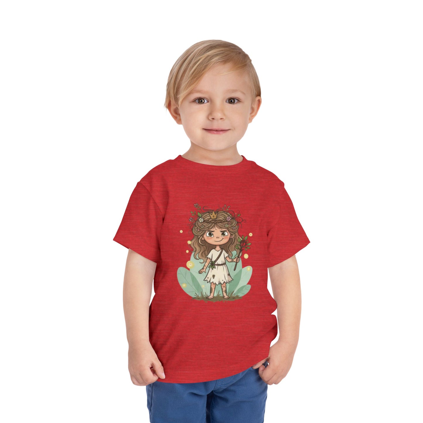 Whimsical Floral Toddler Tee, Cute Kids T-Shirt, Nature Inspired Apparel, Toddler Gift, Spring Outfit, Birthday Gift