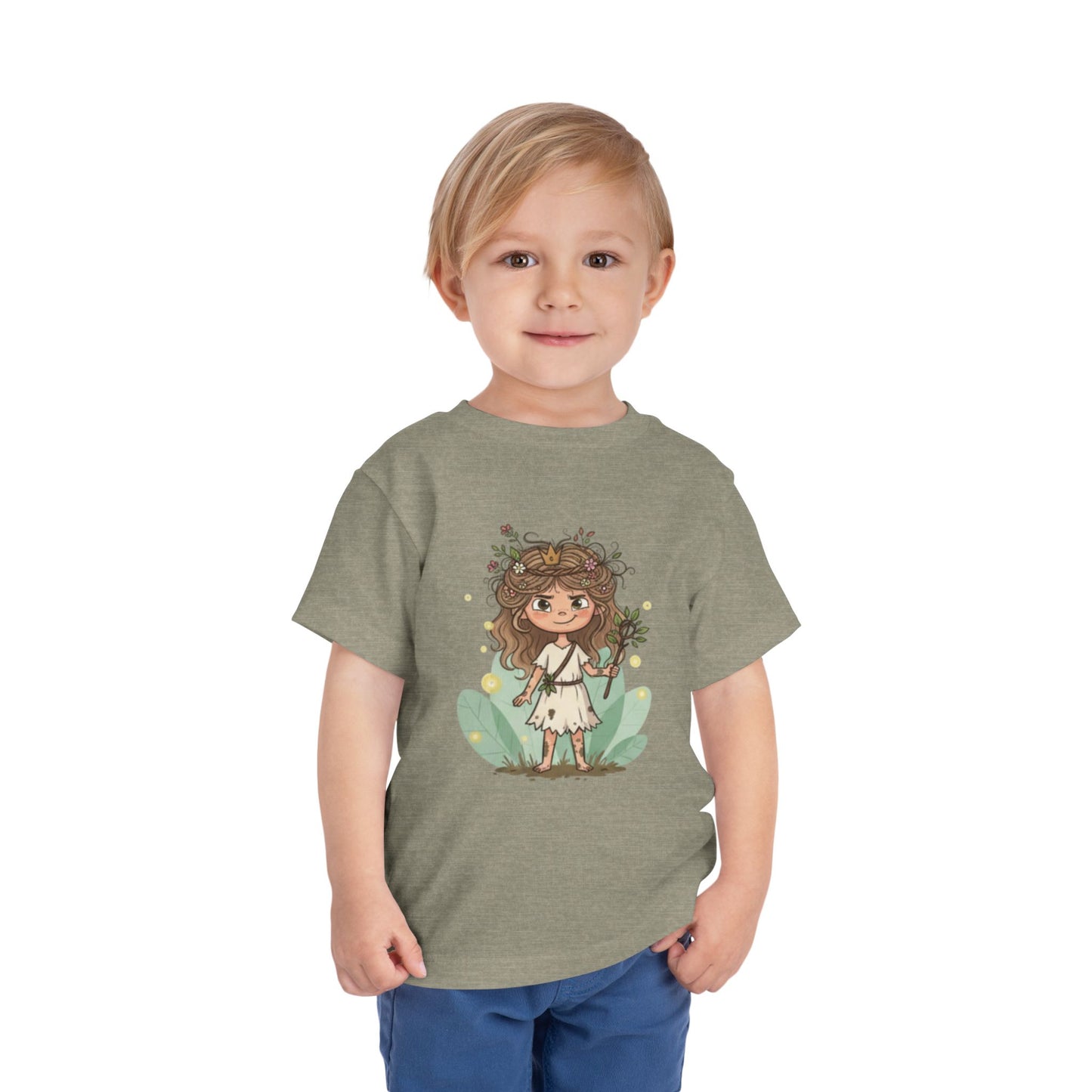 Whimsical Floral Toddler Tee, Cute Kids T-Shirt, Nature Inspired Apparel, Toddler Gift, Spring Outfit, Birthday Gift