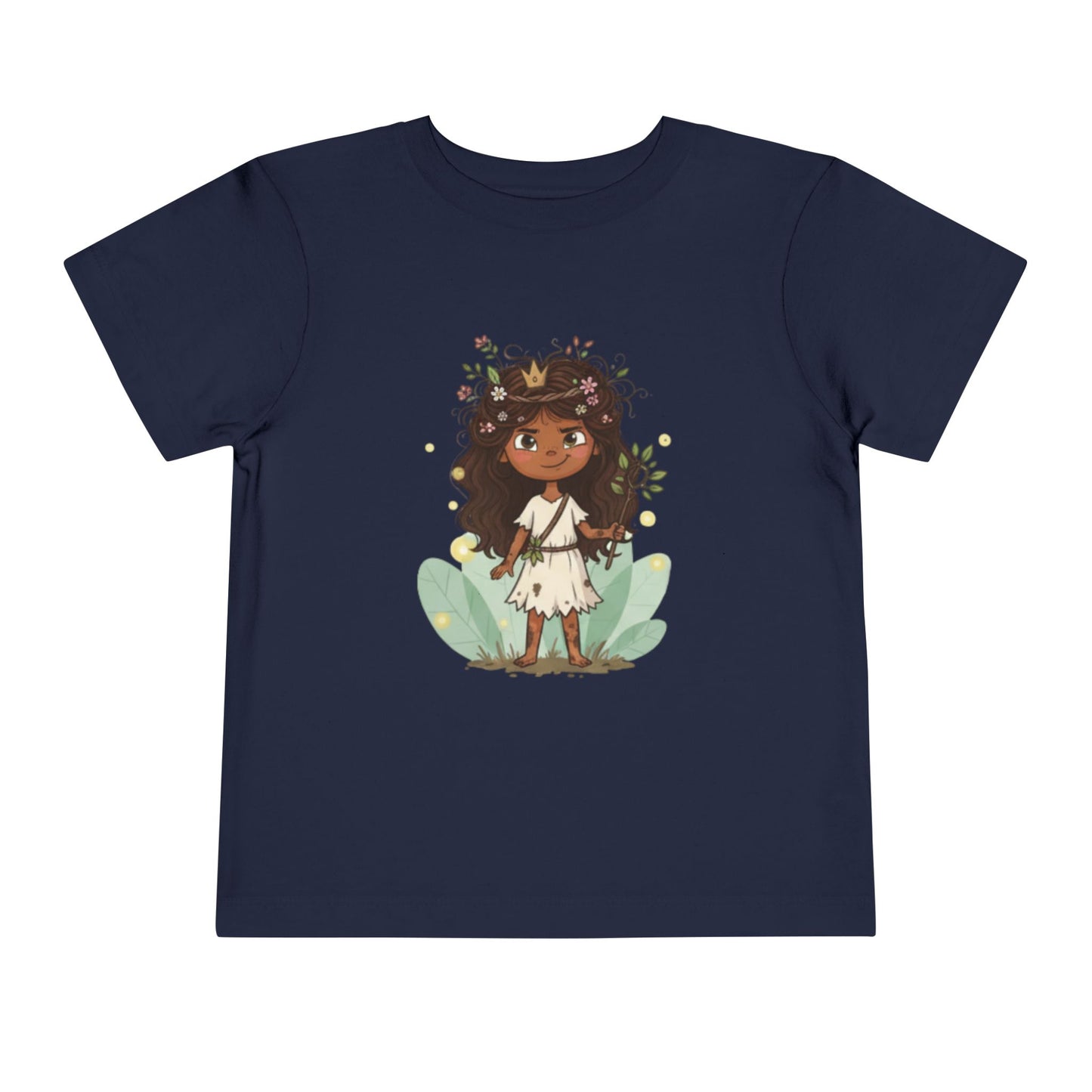 Toddler Floral Fairy Tee, Kids Short Sleeve Shirt, Toddler Girls' Clothing, Birthday Gift, Summer Wear, Playtime Outfit