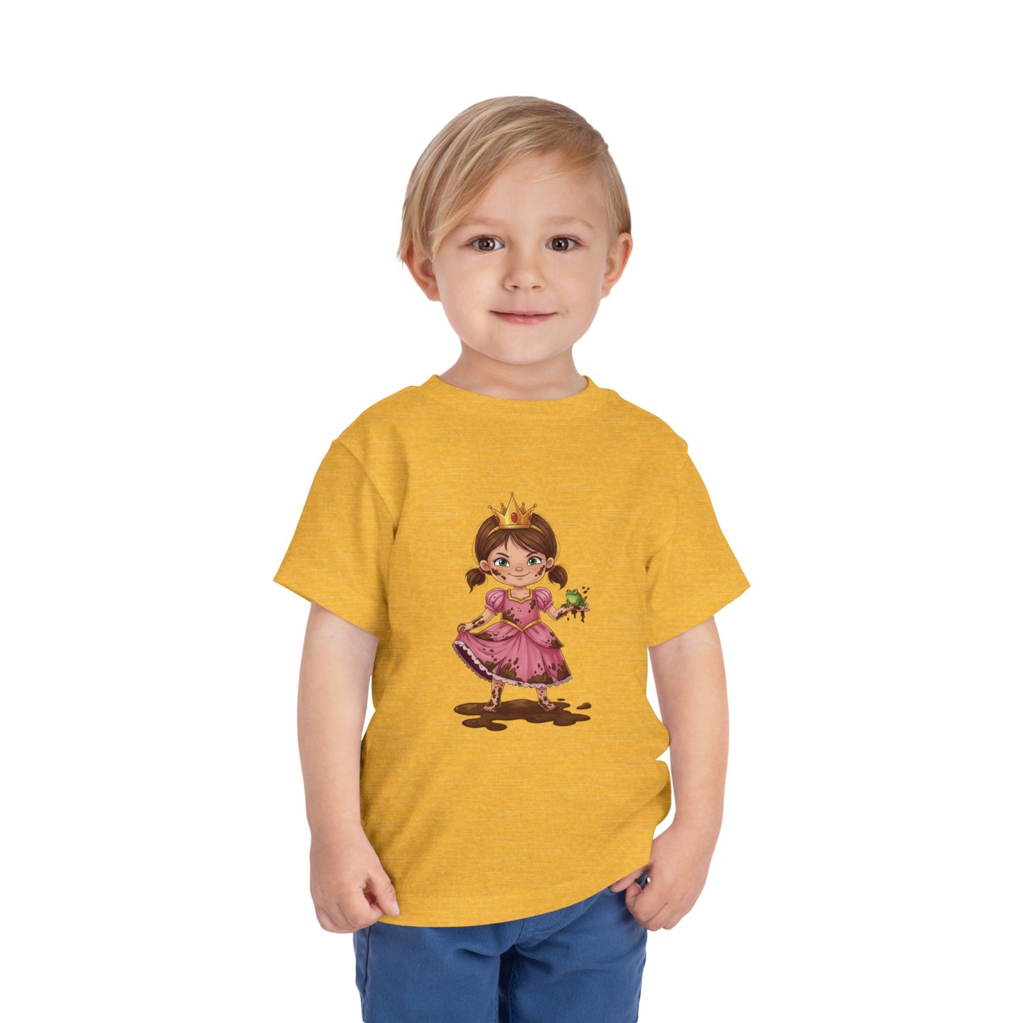 Toddler Princess Tee - Fun Short Sleeve T-Shirt for Kids, Birthday Gift, Playtime Apparel, Princess Party, Cute Toddler Wear