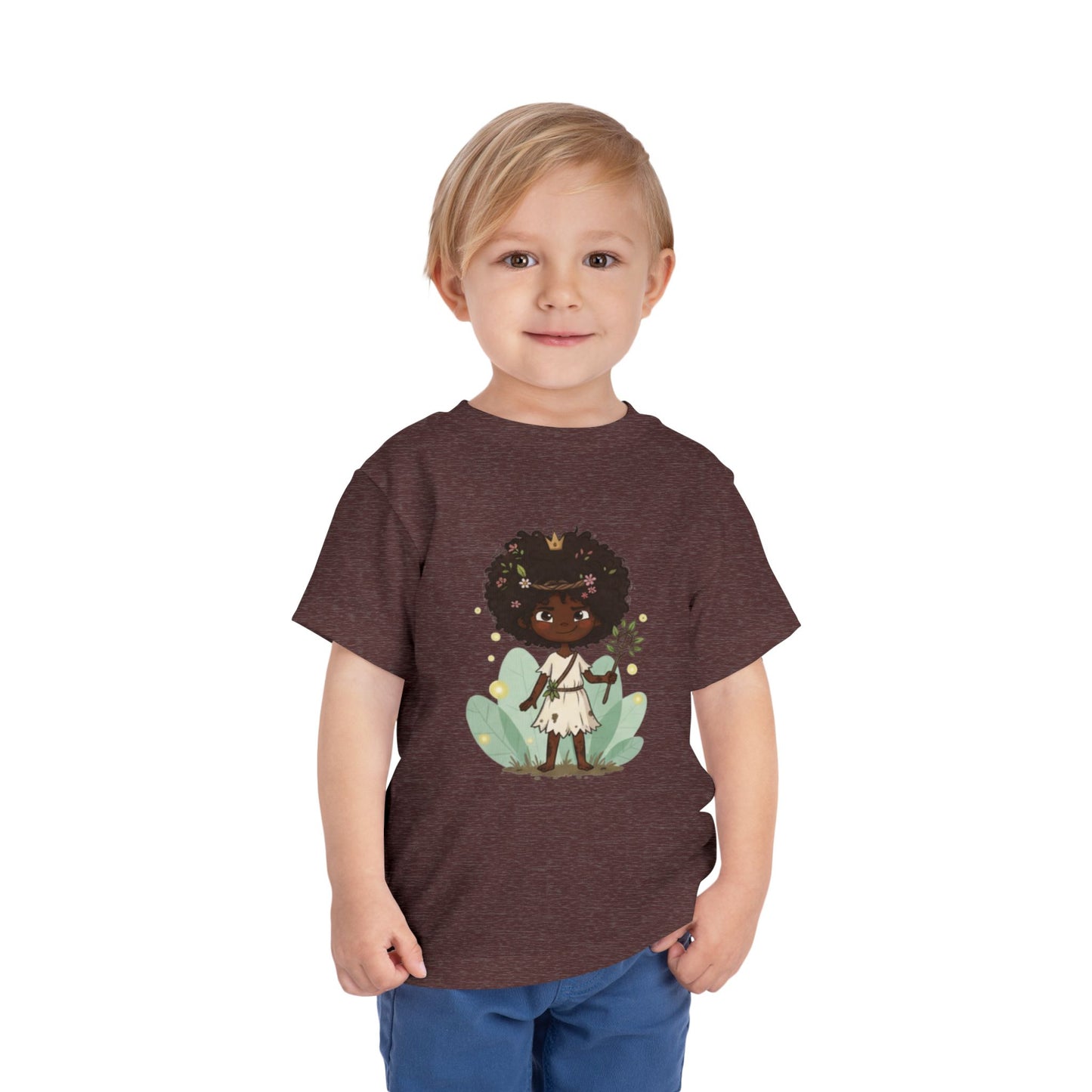 Toddler Nature Lover Tee, Kids Graphic T-Shirt, Cute Floral Toddler Tee, Birthday Gift, Playful Toddler Apparel, Eco-Friendly Kidswear