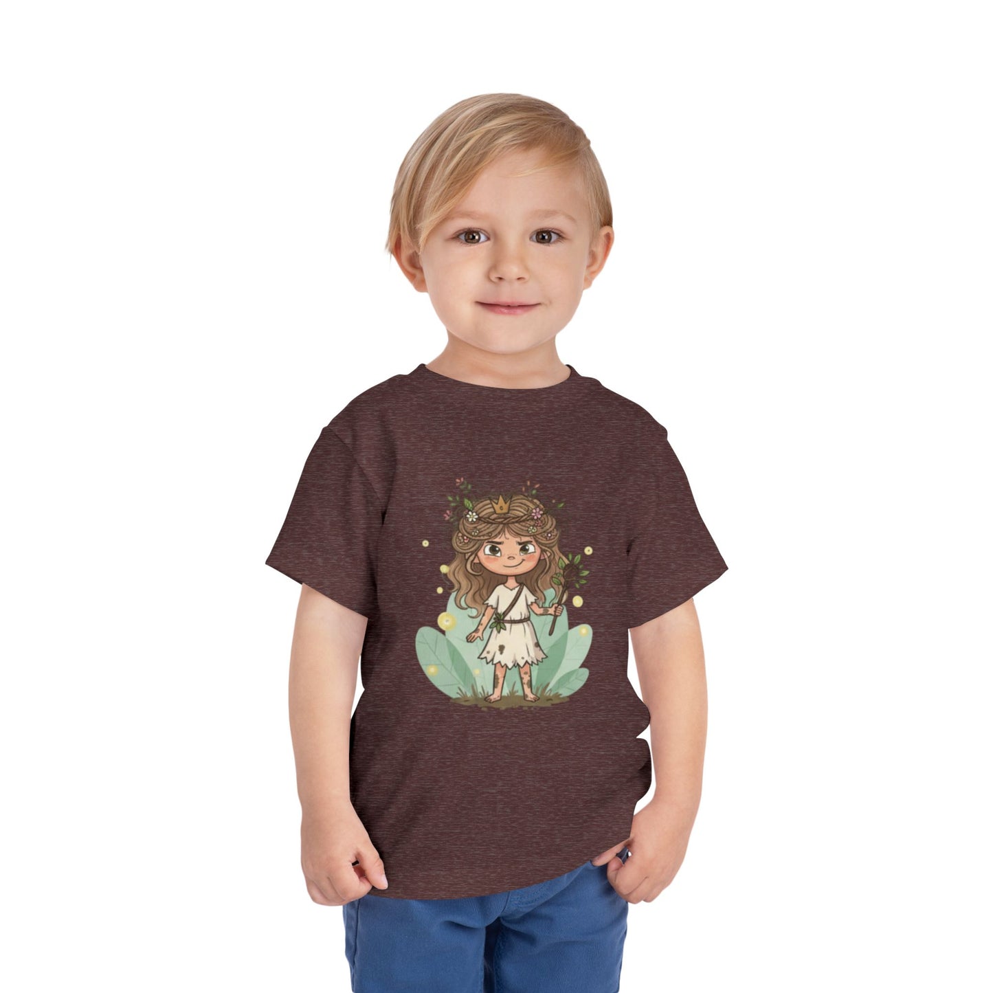 Whimsical Floral Toddler Tee, Cute Kids T-Shirt, Nature Inspired Apparel, Toddler Gift, Spring Outfit, Birthday Gift