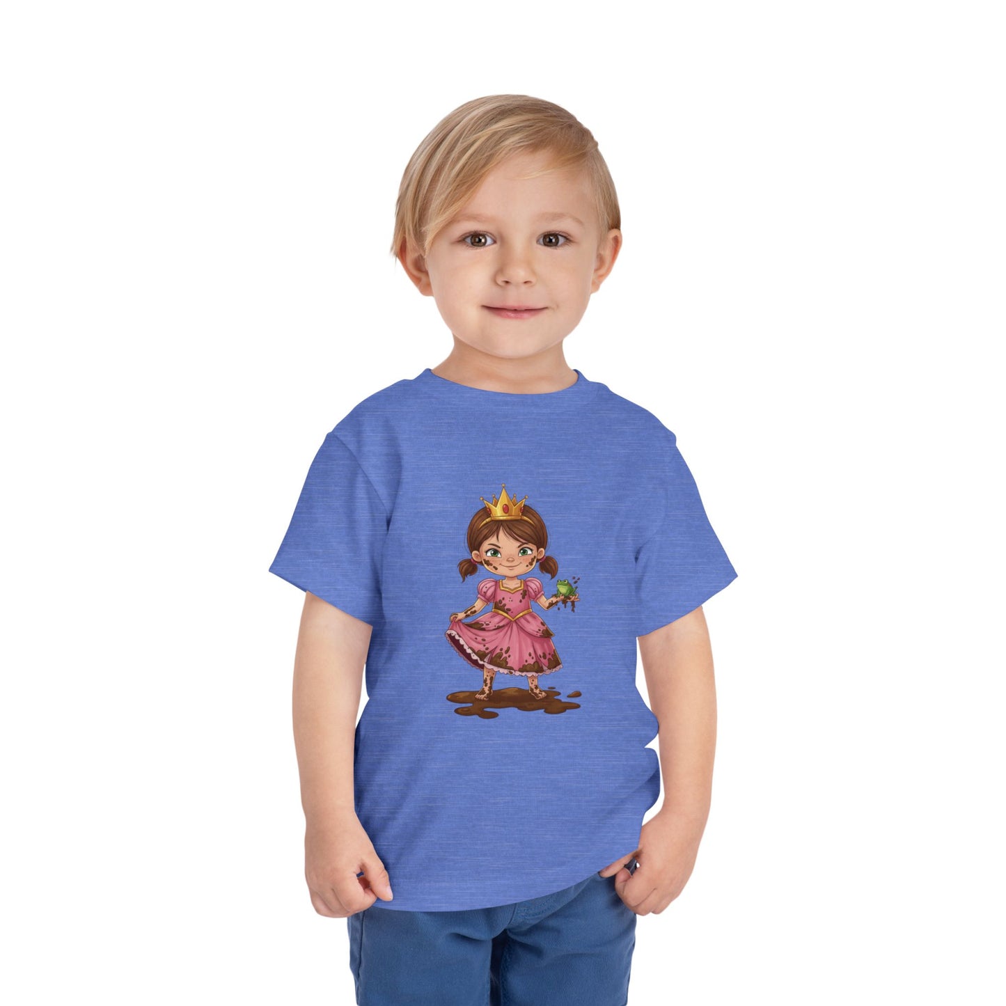 Toddler Princess Tee - Fun Short Sleeve T-Shirt for Kids, Birthday Gift, Playtime Apparel, Princess Party, Cute Toddler Wear
