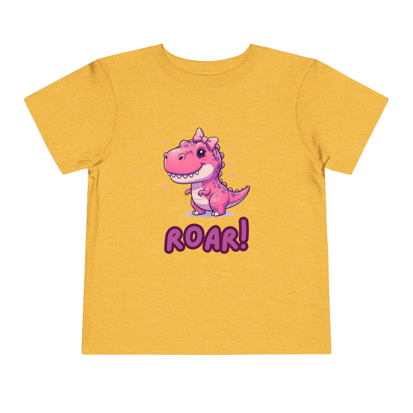 Cute Dinosaur Toddler Tee - ROAR! Short Sleeve Shirt, Kids Birthday Gift, Dino Lover Apparel, Summer Outfit, Playtime Tee