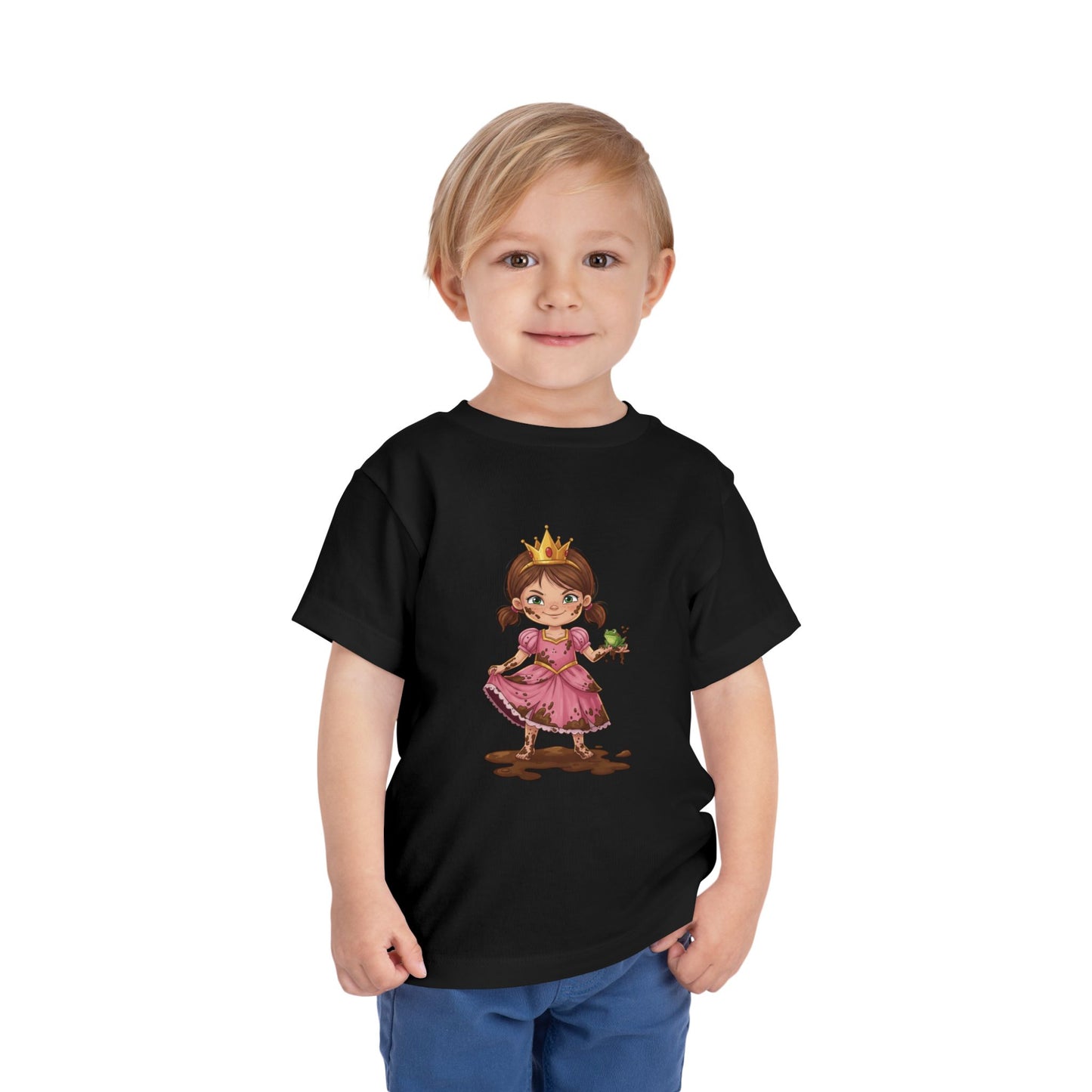 Toddler Princess Tee - Fun Short Sleeve T-Shirt for Kids, Birthday Gift, Playtime Apparel, Princess Party, Cute Toddler Wear