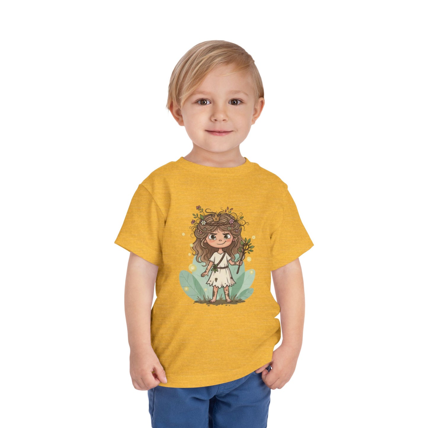 Whimsical Floral Toddler Tee, Cute Kids T-Shirt, Nature Inspired Apparel, Toddler Gift, Spring Outfit, Birthday Gift