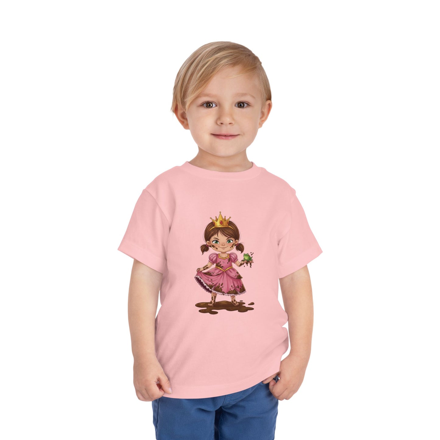 Toddler Princess Tee - Fun Short Sleeve T-Shirt for Kids, Birthday Gift, Playtime Apparel, Princess Party, Cute Toddler Wear