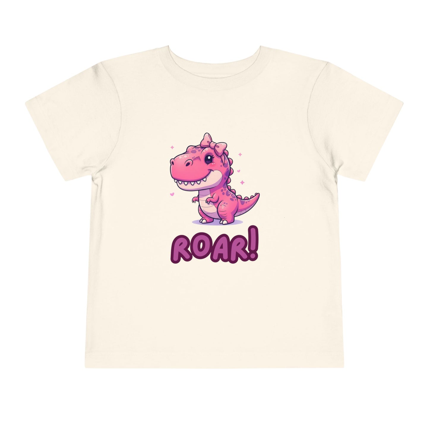 Cute Dinosaur Toddler Tee - ROAR! Short Sleeve Shirt, Kids Birthday Gift, Dino Lover Apparel, Summer Outfit, Playtime Tee