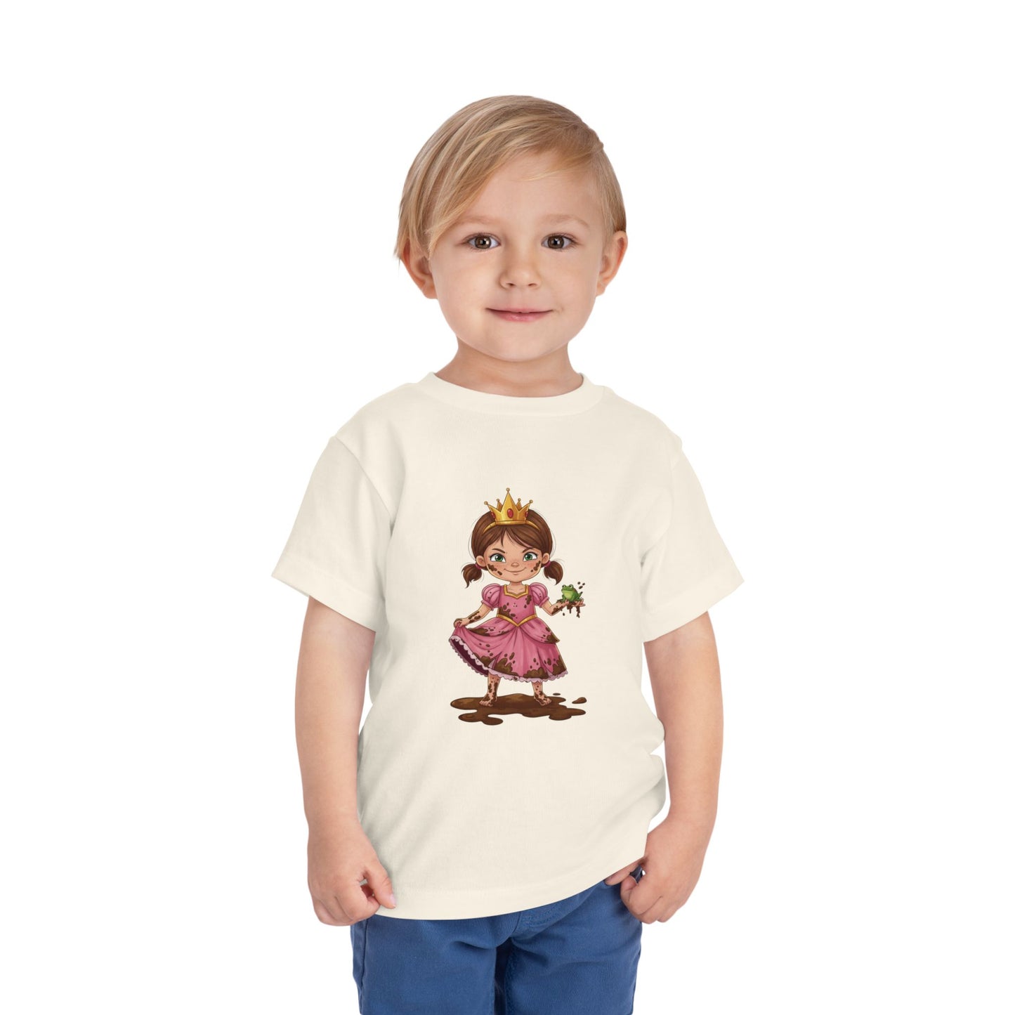 Toddler Princess Tee - Fun Short Sleeve T-Shirt for Kids, Birthday Gift, Playtime Apparel, Princess Party, Cute Toddler Wear