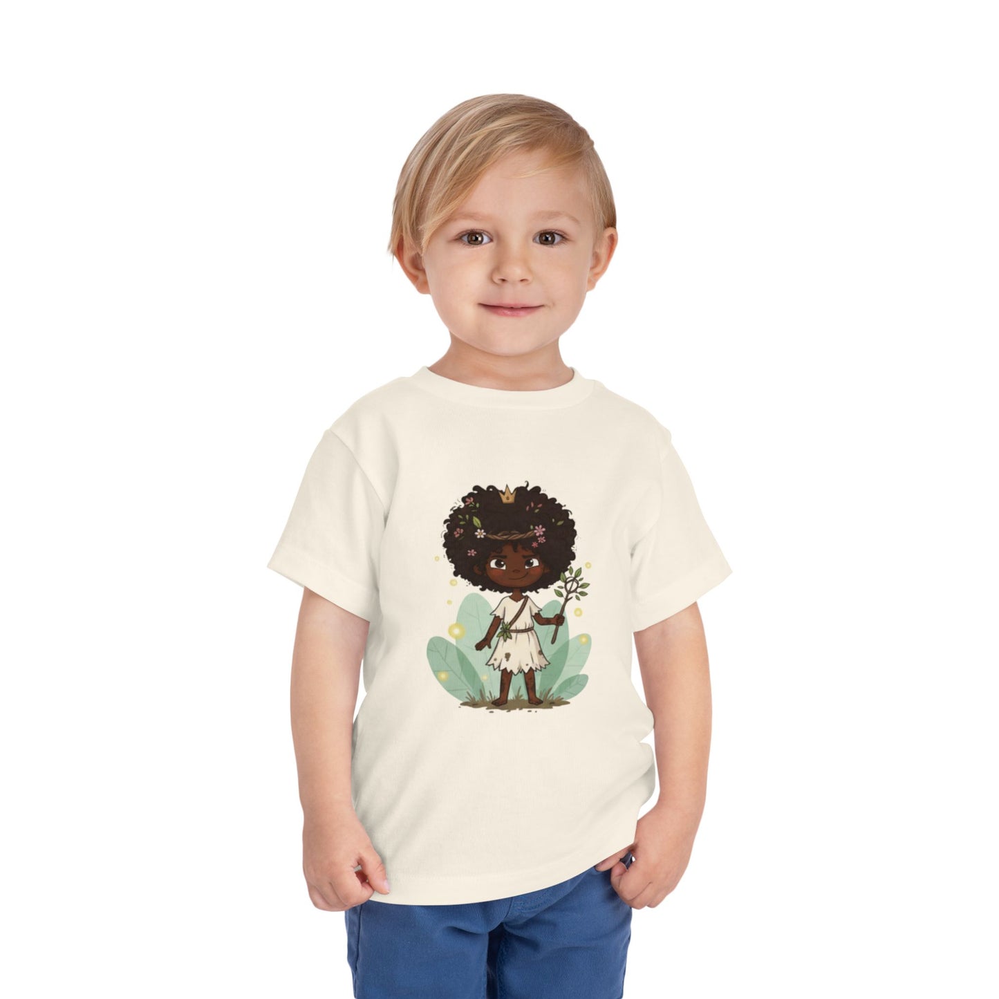 Toddler Nature Lover Tee, Kids Graphic T-Shirt, Cute Floral Toddler Tee, Birthday Gift, Playful Toddler Apparel, Eco-Friendly Kidswear