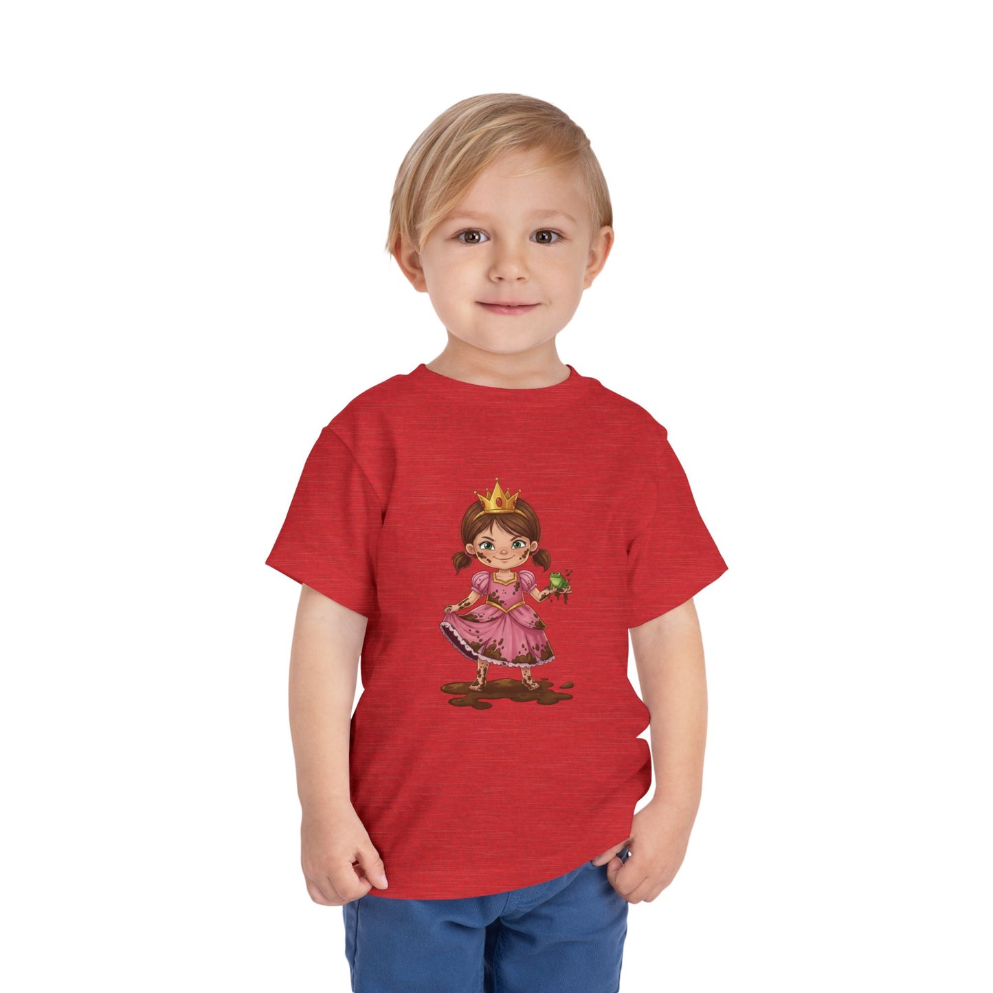 Toddler Princess Tee - Fun Short Sleeve T-Shirt for Kids, Birthday Gift, Playtime Apparel, Princess Party, Cute Toddler Wear