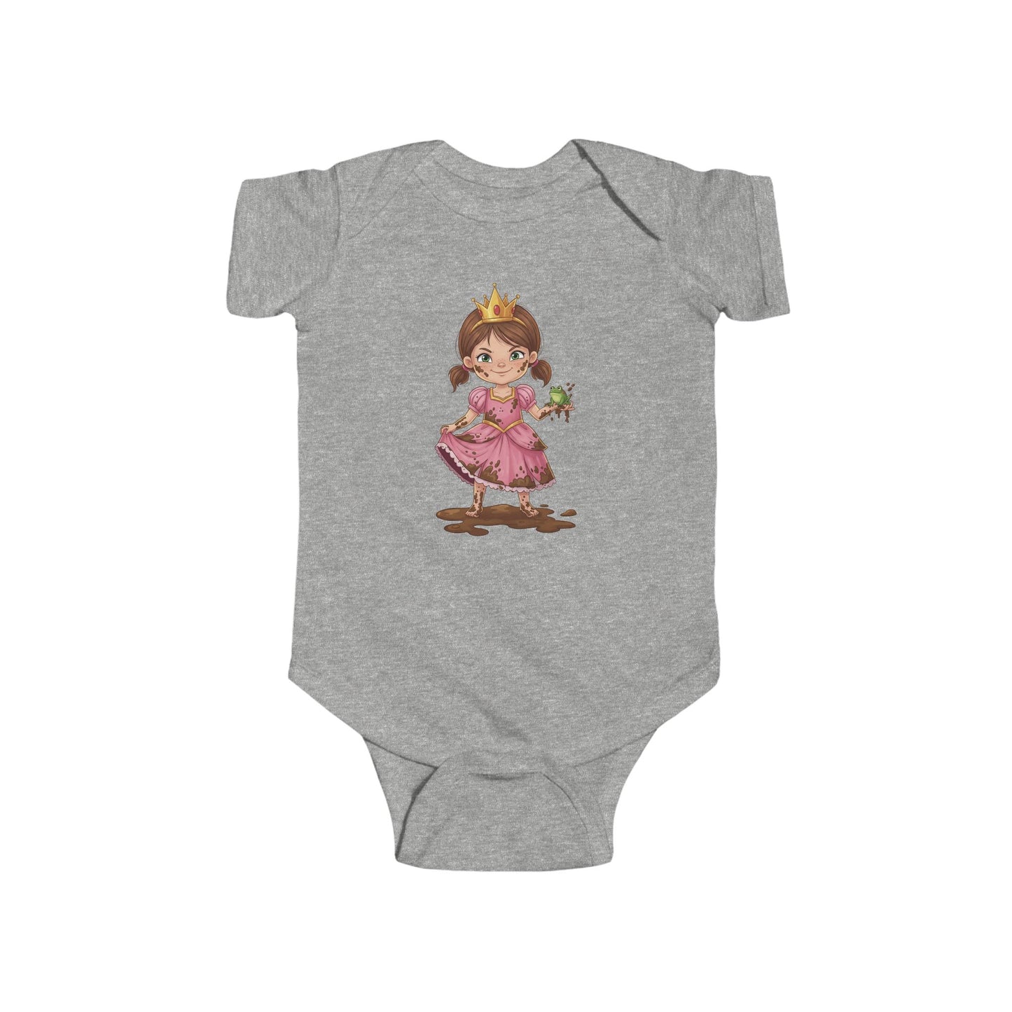 Whimsical Princess Bodysuit for Infants, Baby Shower Gift, Toddler Outfit, Cute Baby Clothing, Dress Up Play