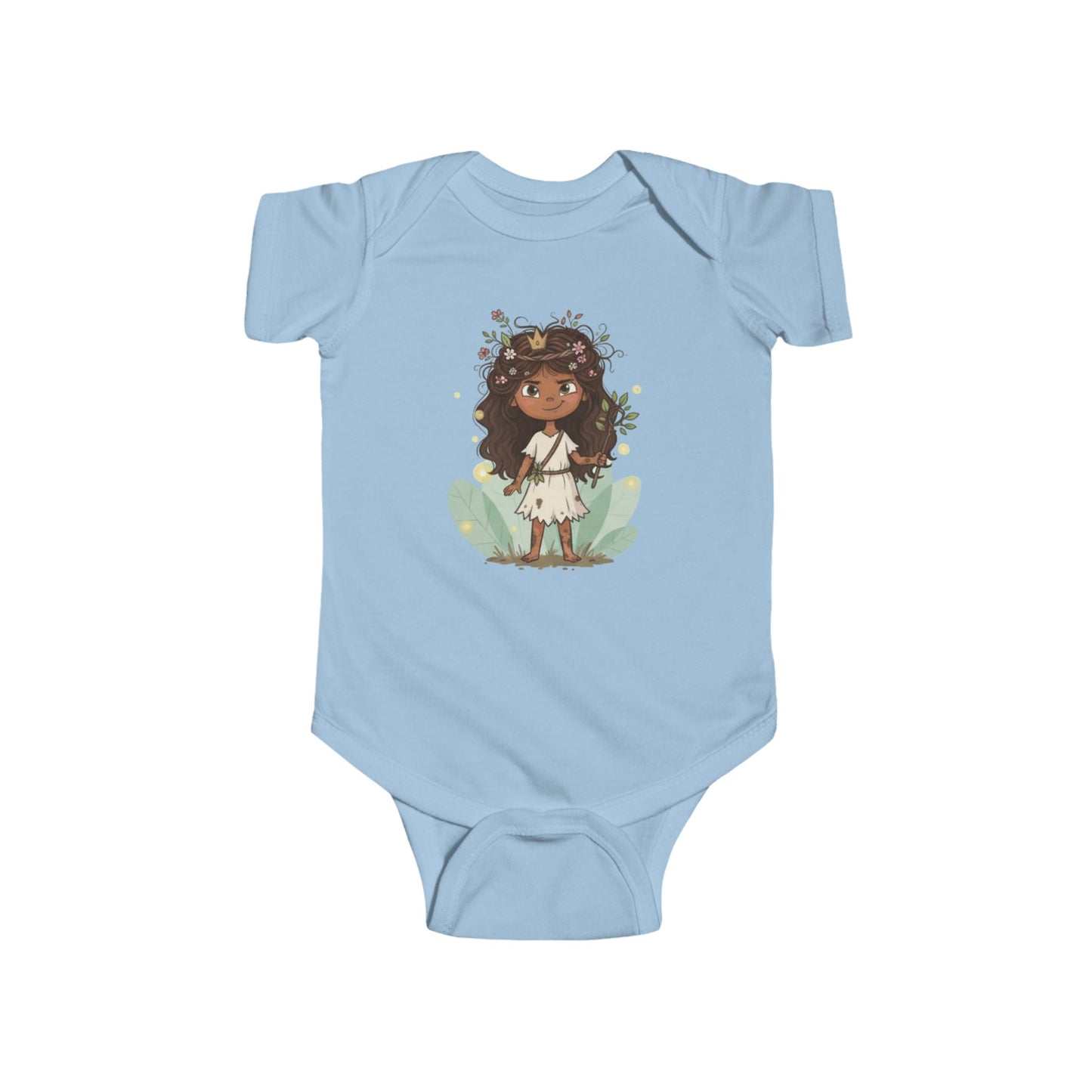 Whimsical Floral Infant Bodysuit, Baby Shower Gift, Newborn Clothing, Cute Baby Outfit, Spring Outfit, Toddler Apparel