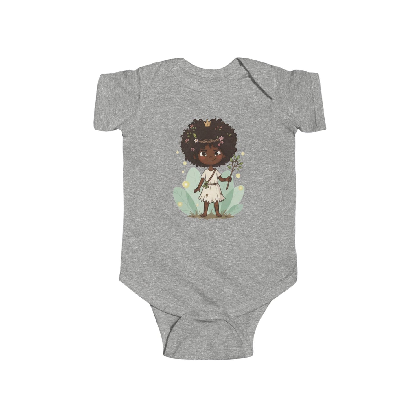 Whimsical Infant Bodysuit with Adorable Nature Design, Baby Shower Gift, Playful Outfit, Eco-Friendly Apparel, Cute Baby Clothing