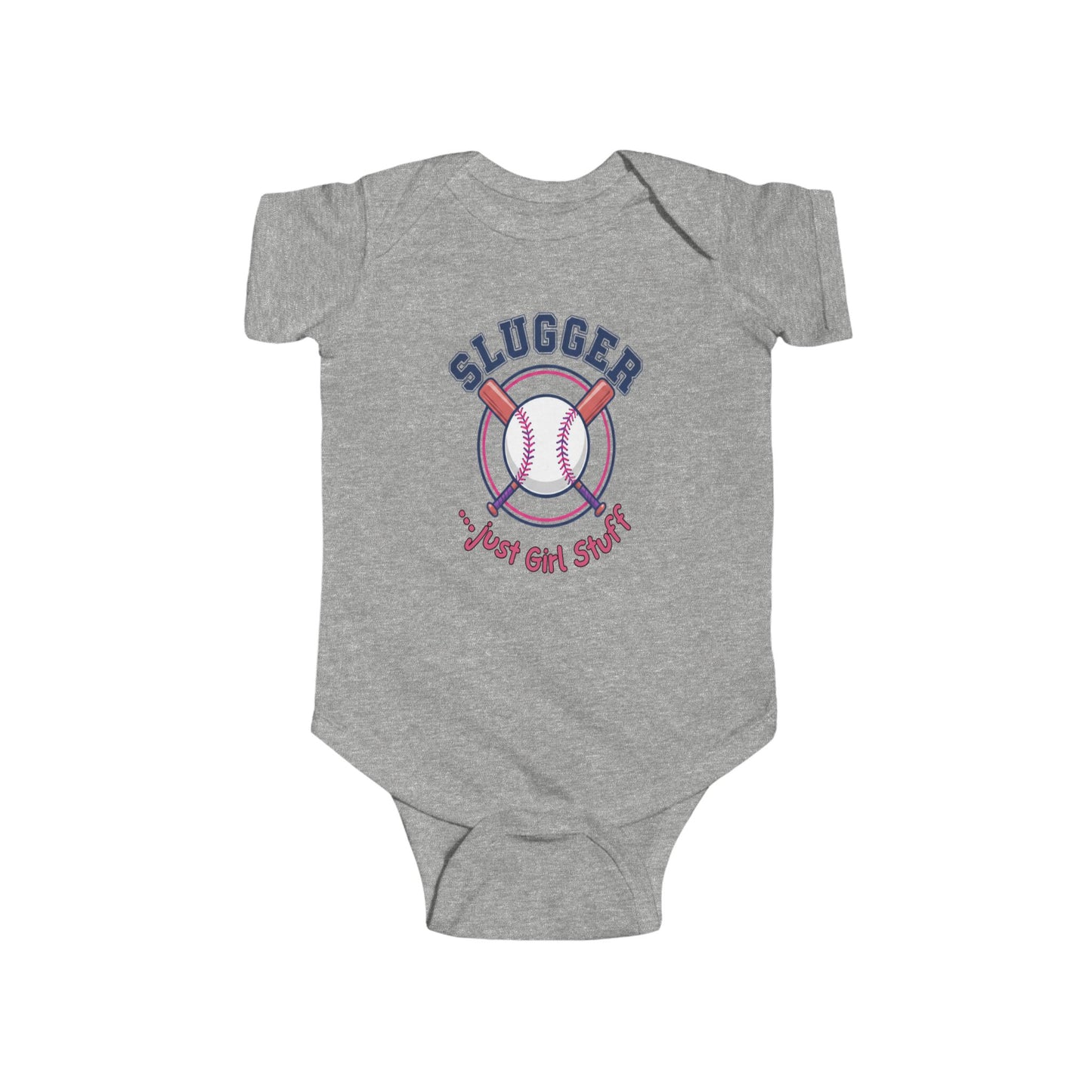 Baseball Baby Bodysuit - Slugger - Cute Infant Outfit, Gift for New Parents, Baby Shower Present, Sports-Themed Clothing