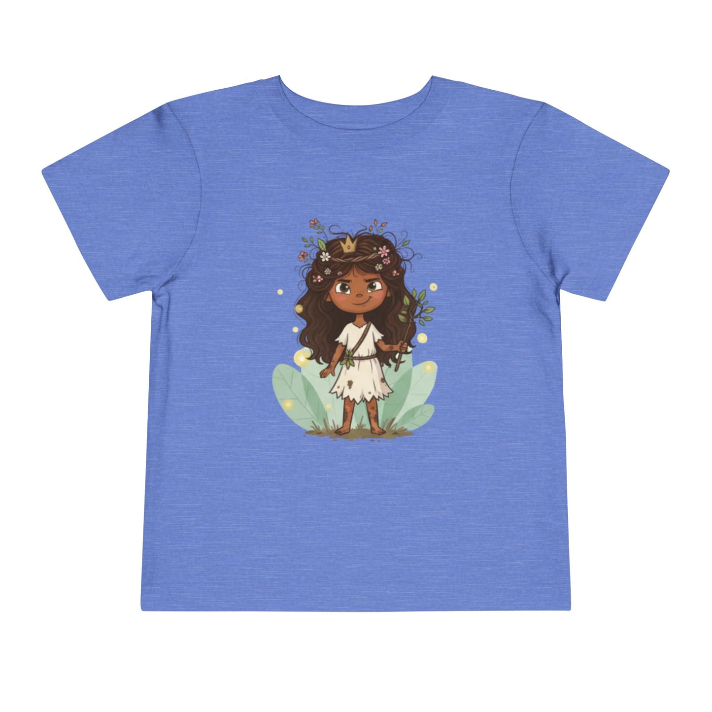 Toddler Floral Fairy Tee, Kids Short Sleeve Shirt, Toddler Girls' Clothing, Birthday Gift, Summer Wear, Playtime Outfit