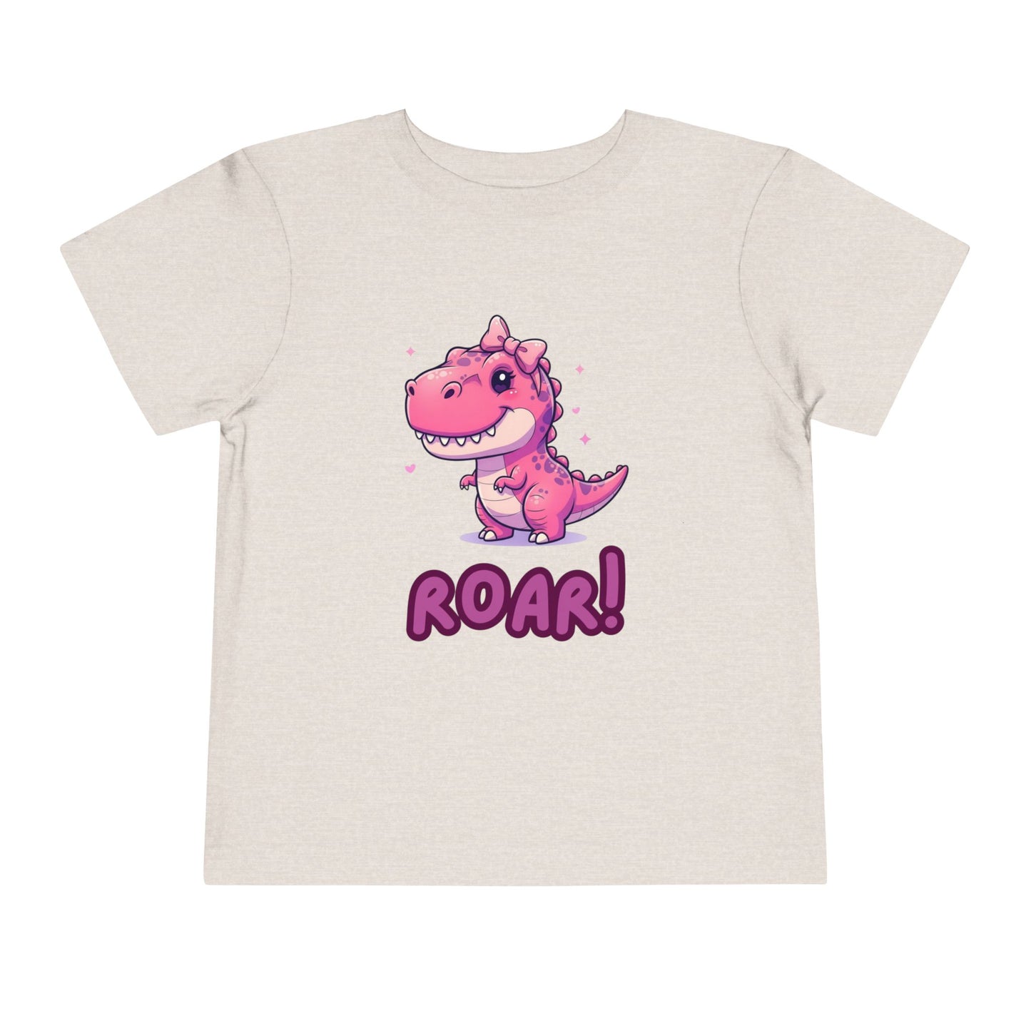 Cute Dinosaur Toddler Tee - ROAR! Short Sleeve Shirt, Kids Birthday Gift, Dino Lover Apparel, Summer Outfit, Playtime Tee