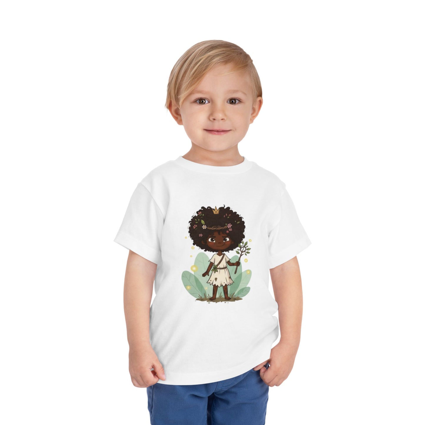 Toddler Nature Lover Tee, Kids Graphic T-Shirt, Cute Floral Toddler Tee, Birthday Gift, Playful Toddler Apparel, Eco-Friendly Kidswear