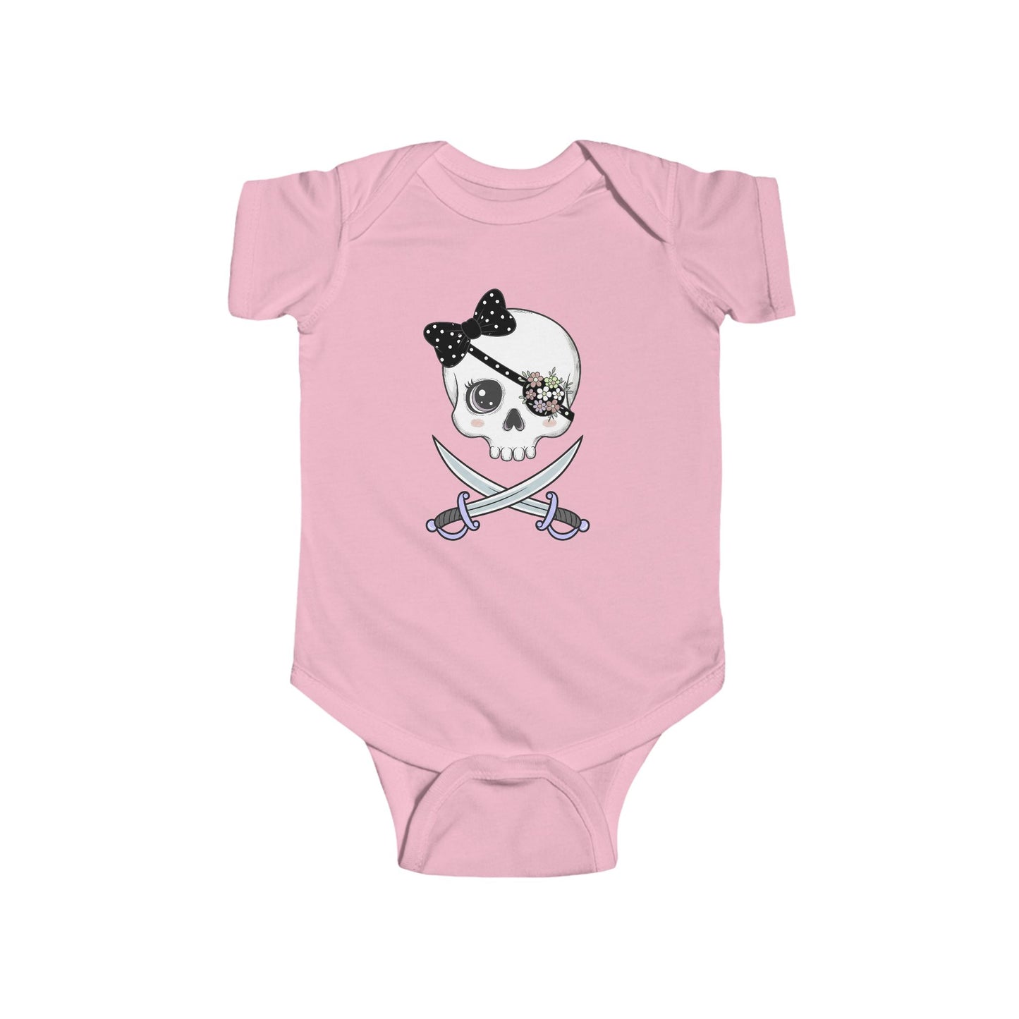 Pirate Skull Baby Bodysuit, Cute Infant Outfit, Baby Shower Gift, Halloween Costume, Toddler Apparel