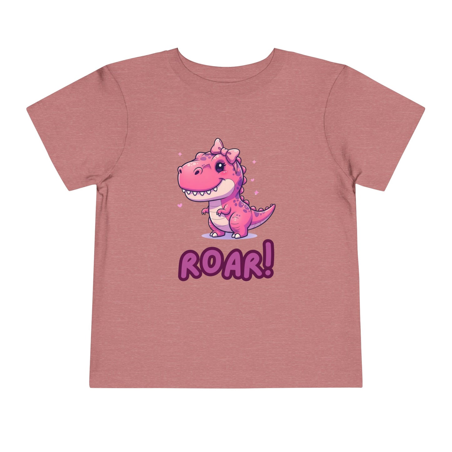 Cute Dinosaur Toddler Tee - ROAR! Short Sleeve Shirt, Kids Birthday Gift, Dino Lover Apparel, Summer Outfit, Playtime Tee