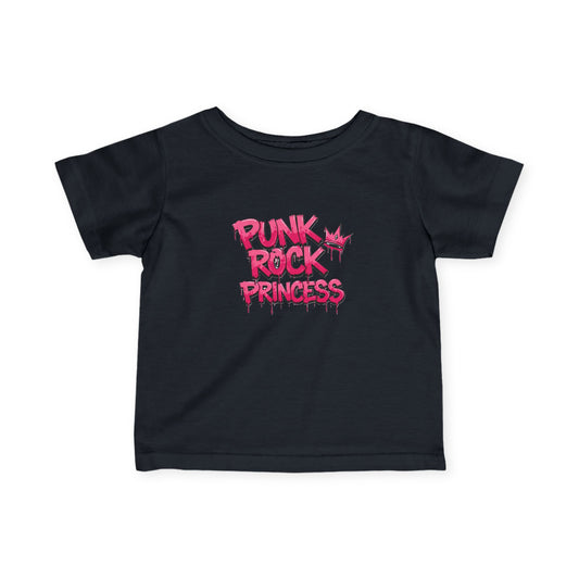 Punk Rock Infant Tee – Trendy Baby Apparel, Cute Birthday Gift, Baby Shower Outfit, Unique Toddler Clothes, Gift for Little Rockstars, Girl Power