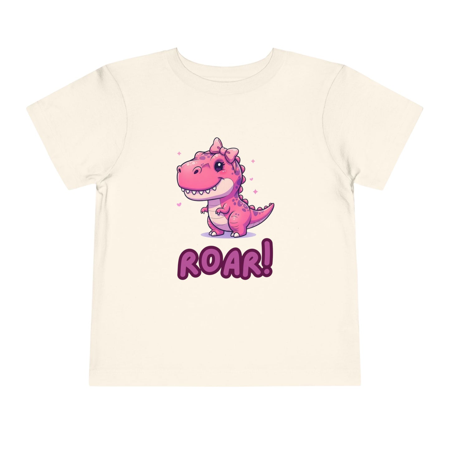 Cute Dinosaur Toddler Tee - ROAR! Short Sleeve Shirt, Kids Birthday Gift, Dino Lover Apparel, Summer Outfit, Playtime Tee