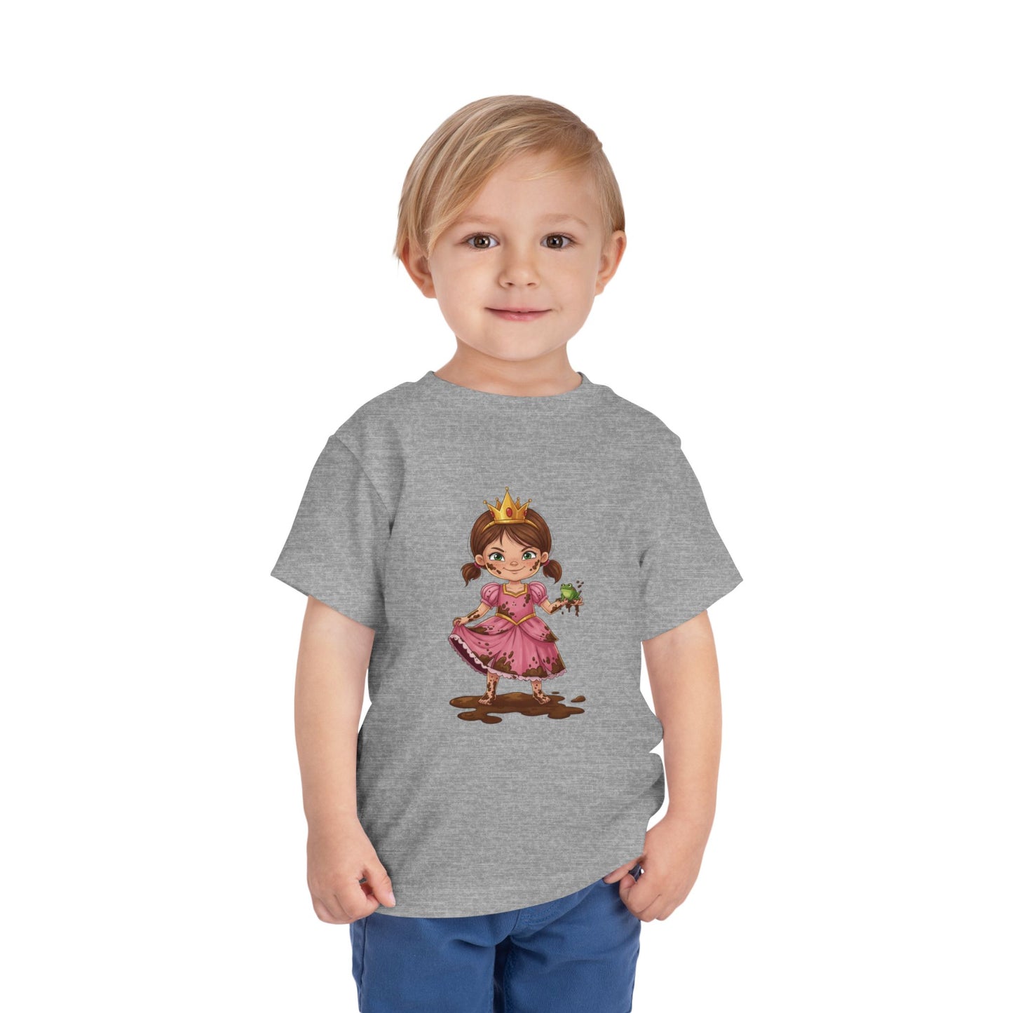 Toddler Princess Tee - Fun Short Sleeve T-Shirt for Kids, Birthday Gift, Playtime Apparel, Princess Party, Cute Toddler Wear
