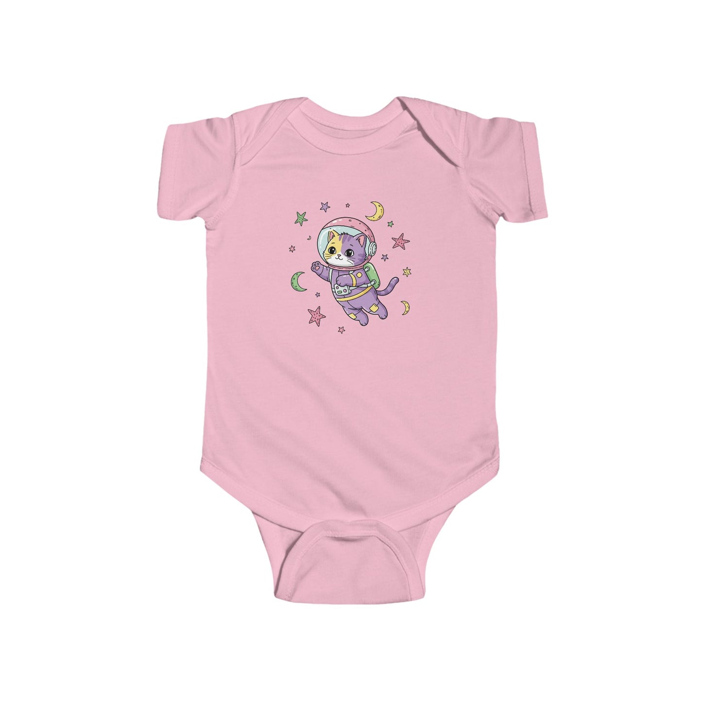 Whimsical Baby Bodysuit - Adorable Astronaut Cat Design, Cute Baby Outfit, Newborn Gift, Baby Shower Gift, Infant Clothing