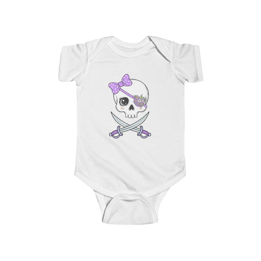 Pirate Skull Baby Bodysuit, Cute Infant Outfit, Baby Shower Gift, Halloween Costume, Toddler Apparel