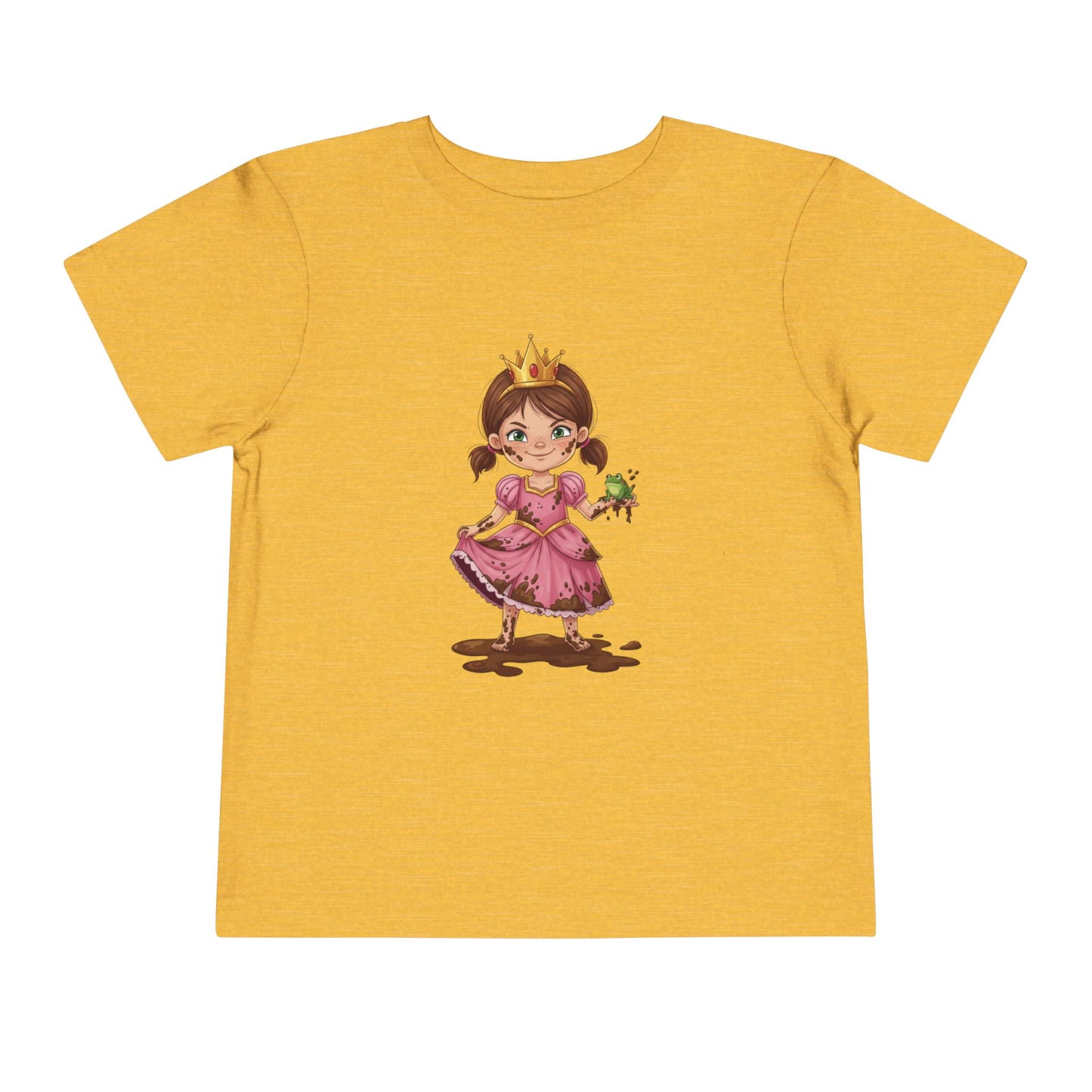 Toddler Princess Tee - Fun Short Sleeve T-Shirt for Kids, Birthday Gift, Playtime Apparel, Princess Party, Cute Toddler Wear