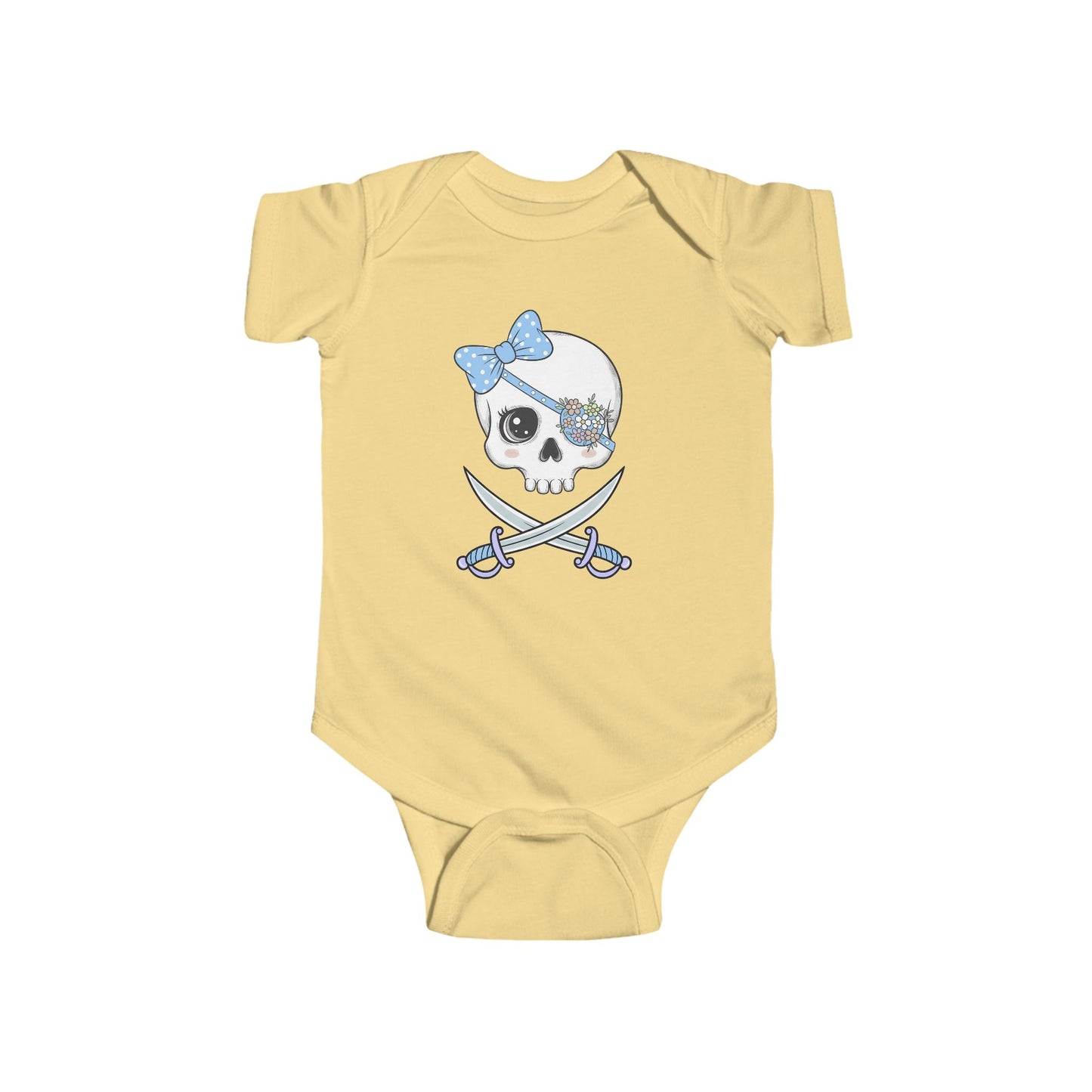 Pirate Skull Baby Bodysuit, Cute Infant Outfit, Baby Shower Gift, Halloween Costume, Toddler Apparel