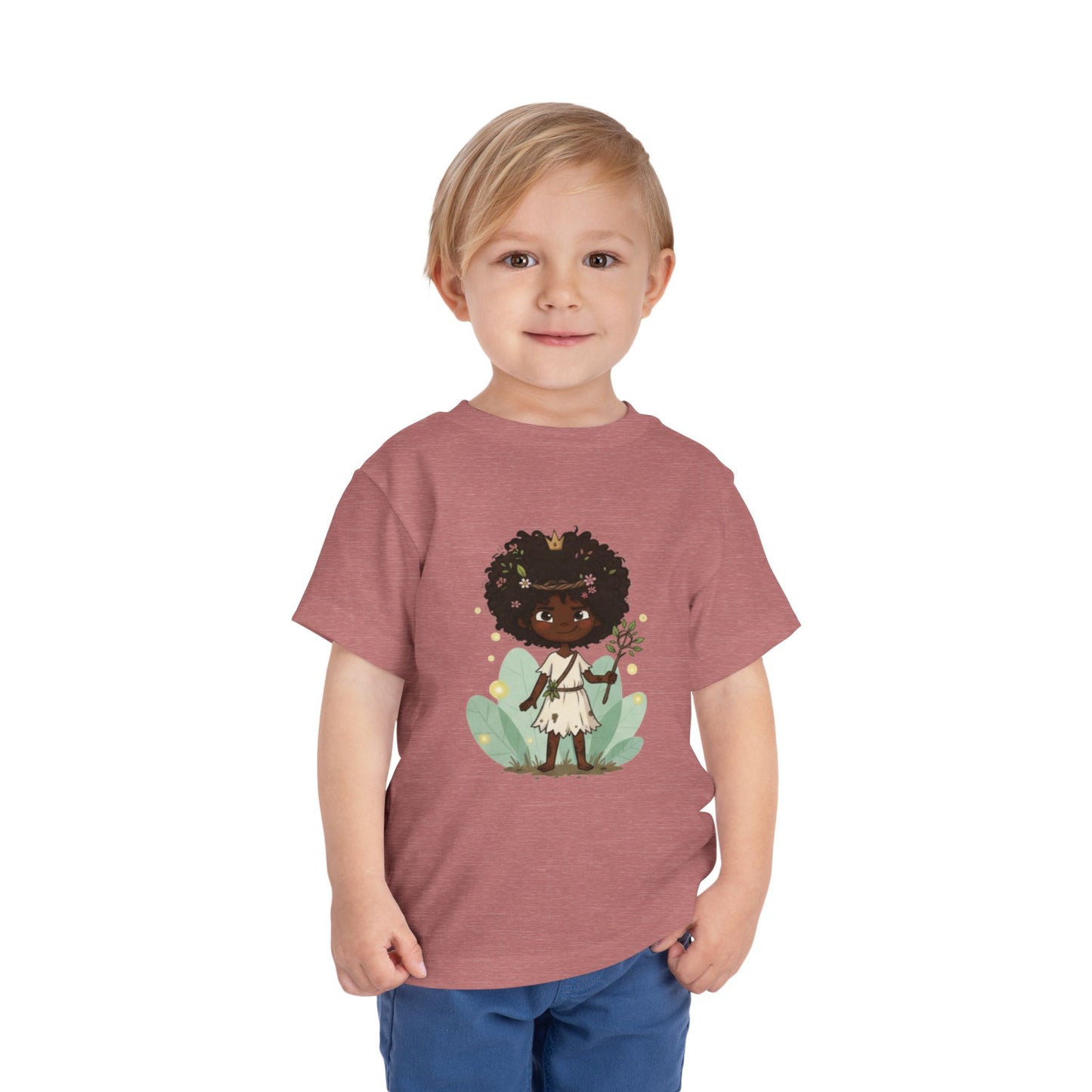 Toddler Nature Lover Tee, Kids Graphic T-Shirt, Cute Floral Toddler Tee, Birthday Gift, Playful Toddler Apparel, Eco-Friendly Kidswear