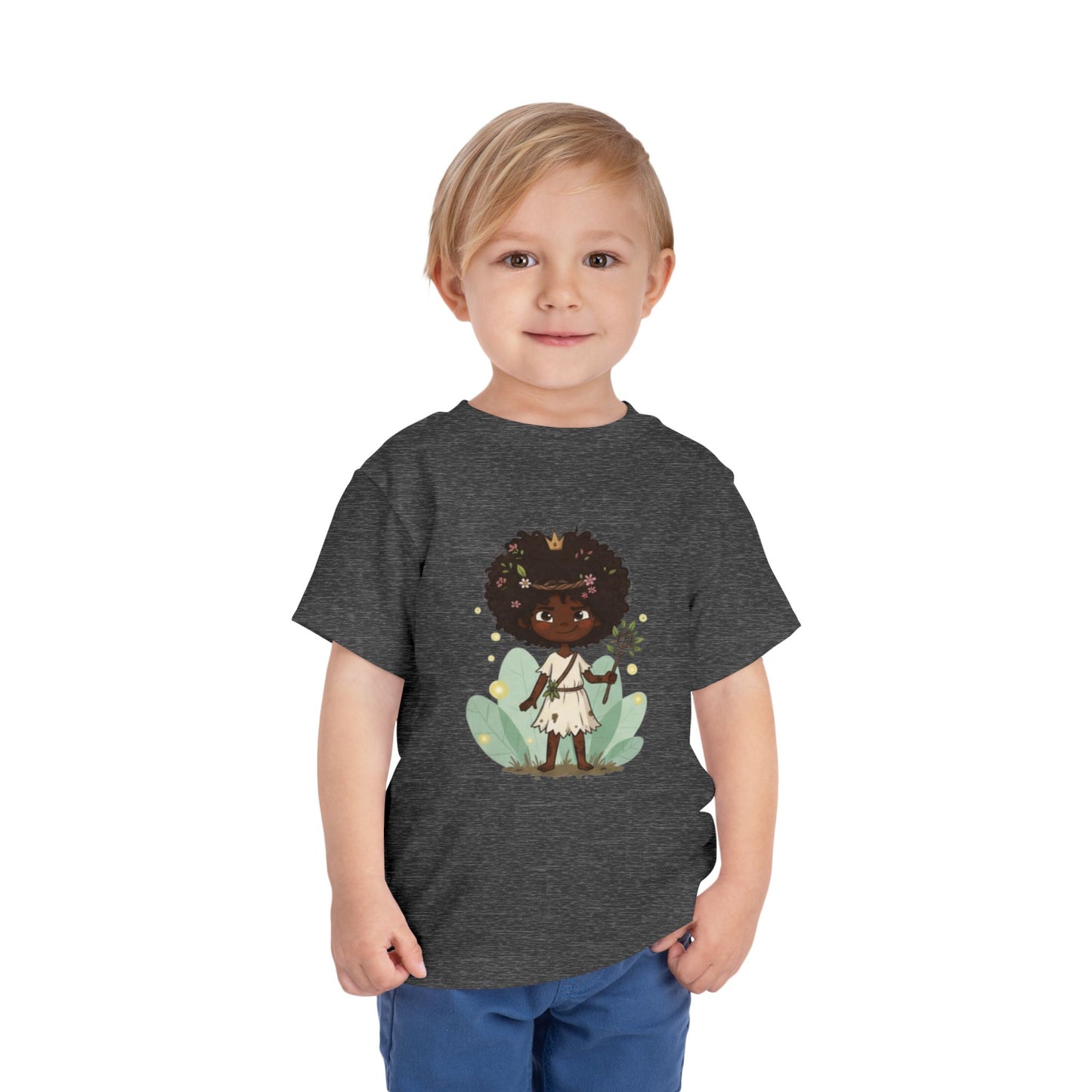 Toddler Nature Lover Tee, Kids Graphic T-Shirt, Cute Floral Toddler Tee, Birthday Gift, Playful Toddler Apparel, Eco-Friendly Kidswear