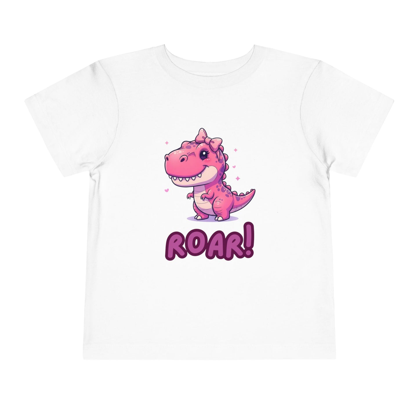 Cute Dinosaur Toddler Tee - ROAR! Short Sleeve Shirt, Kids Birthday Gift, Dino Lover Apparel, Summer Outfit, Playtime Tee