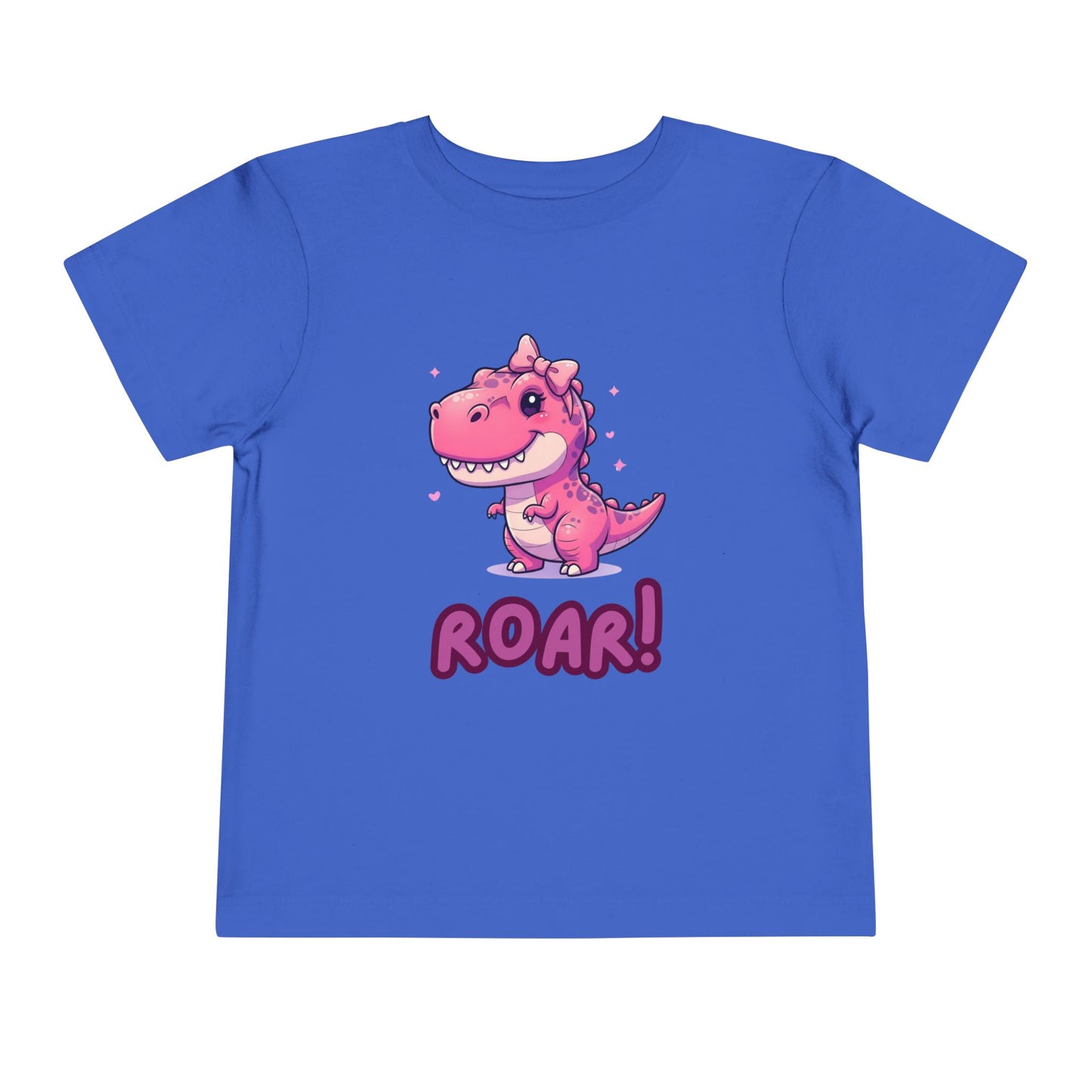 Cute Dinosaur Toddler Tee - ROAR! Short Sleeve Shirt, Kids Birthday Gift, Dino Lover Apparel, Summer Outfit, Playtime Tee