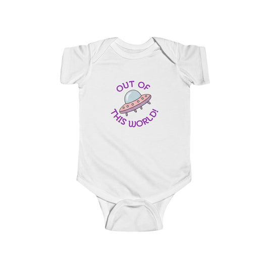 Out of This World Infant Bodysuit | Cute Baby Clothes, Newborn Gift, Baby Shower Present, Space Theme Outfit, Toddler Apparel, Girls