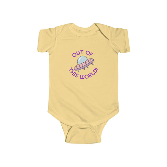 Out of This World Infant Bodysuit | Cute Baby Clothes, Newborn Gift, Baby Shower Present, Space Theme Outfit, Toddler Apparel, Girls