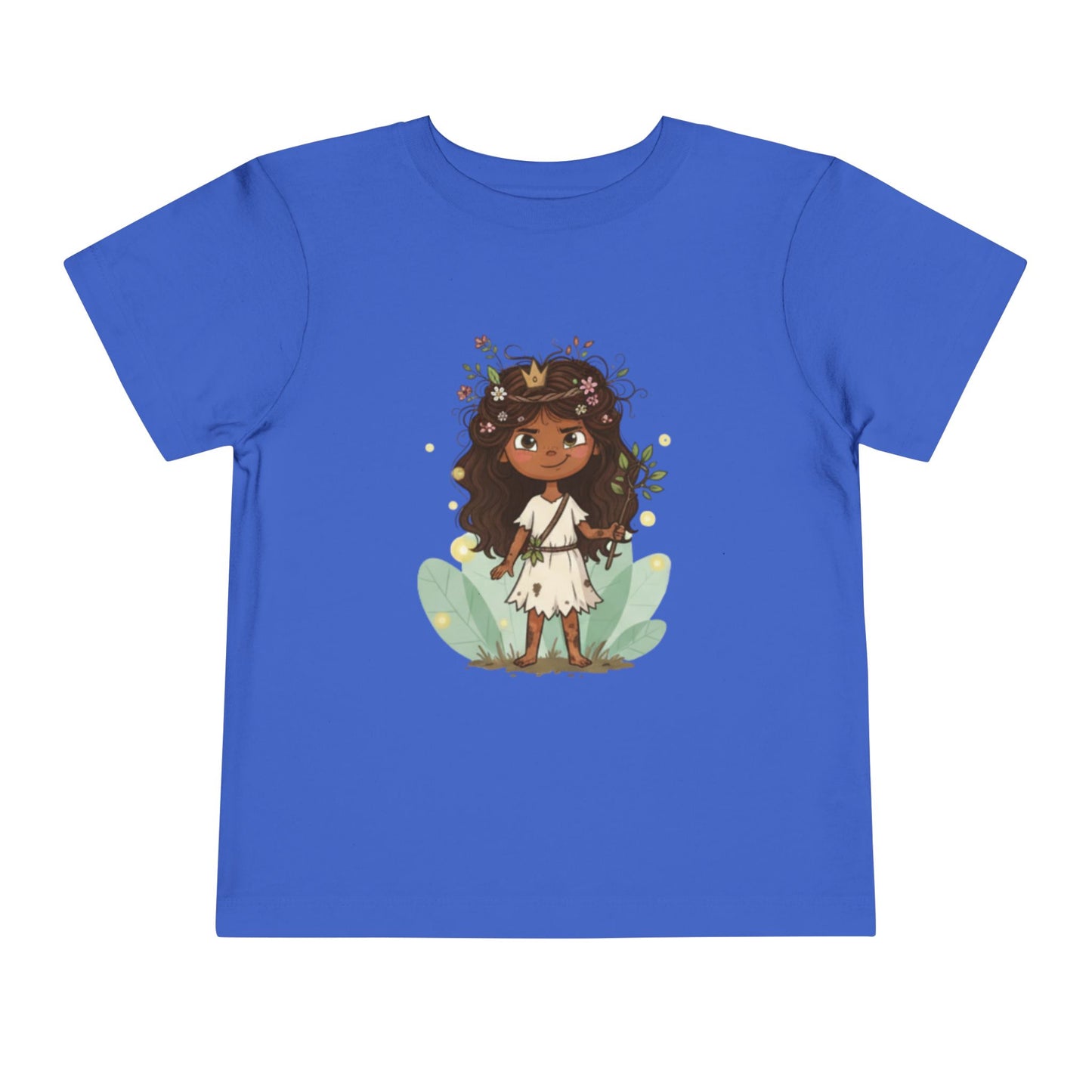Toddler Floral Fairy Tee, Kids Short Sleeve Shirt, Toddler Girls' Clothing, Birthday Gift, Summer Wear, Playtime Outfit