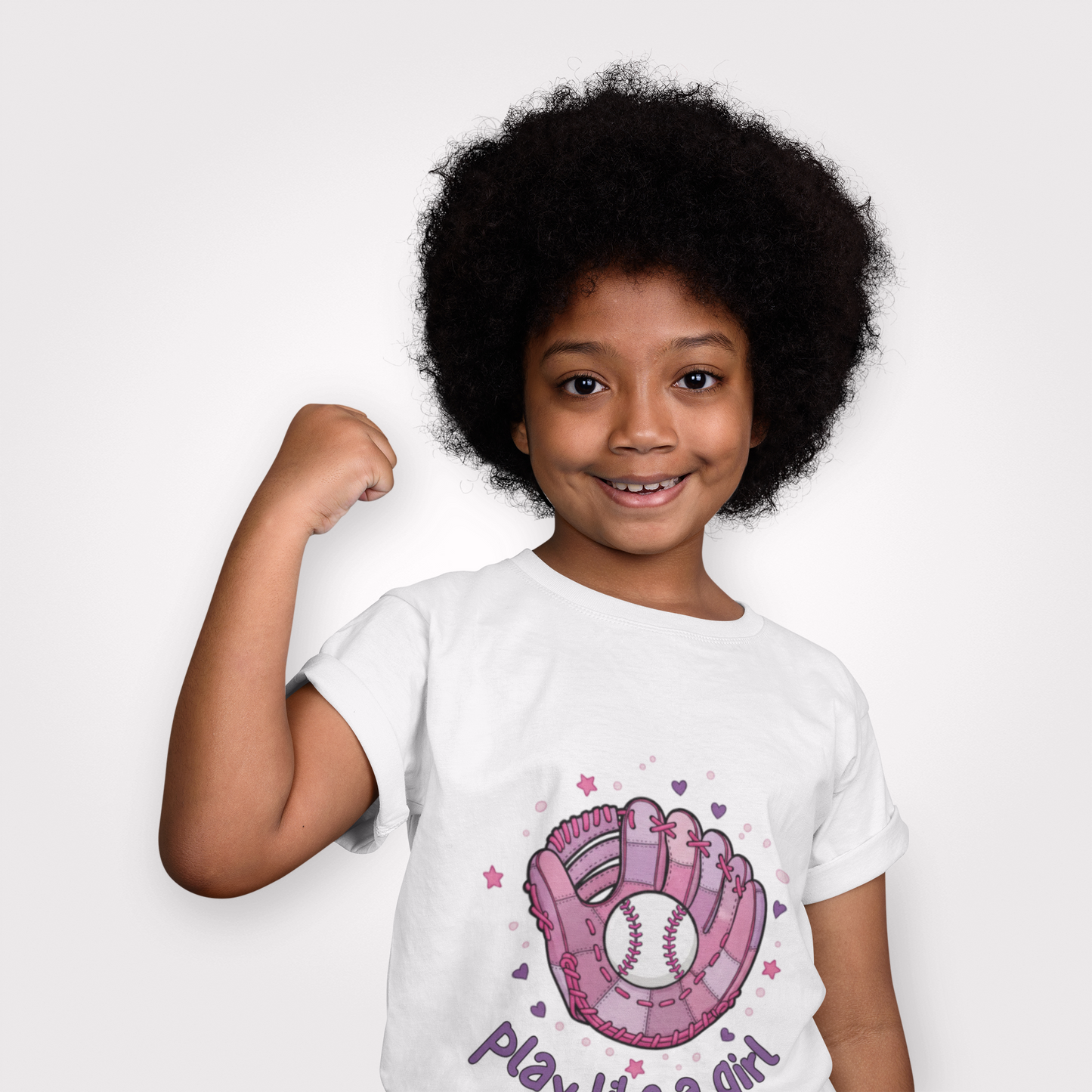 Play Like a Girl Toddler Tee, Kids Baseball Shirt, Girls Sports Tee, Cute Toddler T-Shirt, Playful Gift for Young Athletes