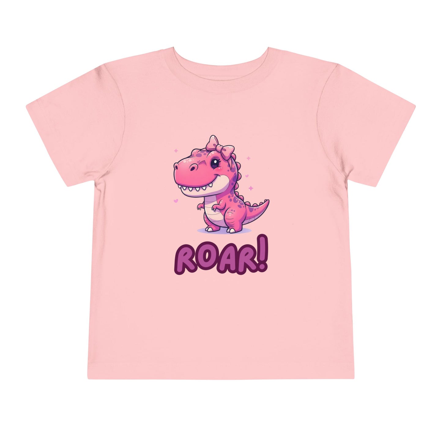 Cute Dinosaur Toddler Tee - ROAR! Short Sleeve Shirt, Kids Birthday Gift, Dino Lover Apparel, Summer Outfit, Playtime Tee