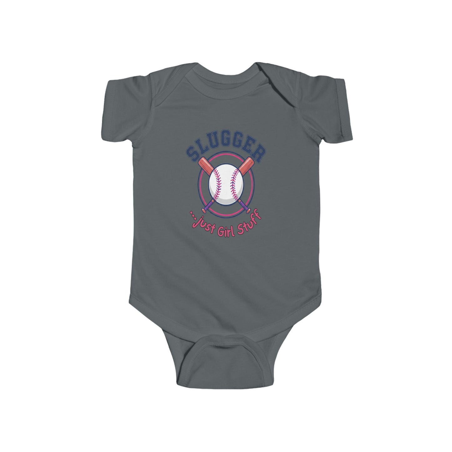 Baseball Baby Bodysuit - Slugger - Cute Infant Outfit, Gift for New Parents, Baby Shower Present, Sports-Themed Clothing